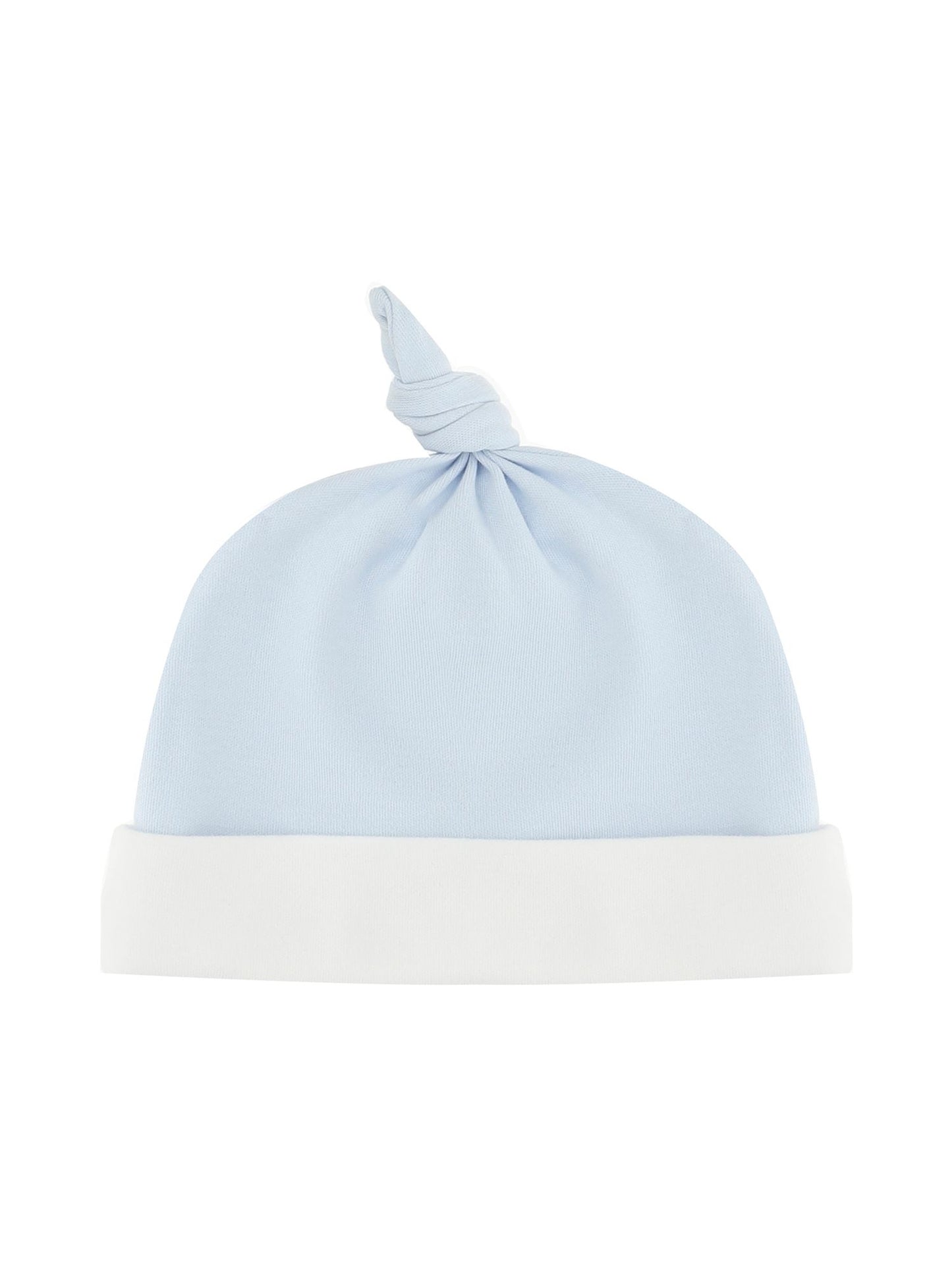 Cuffietta cotone ricamo coroncina