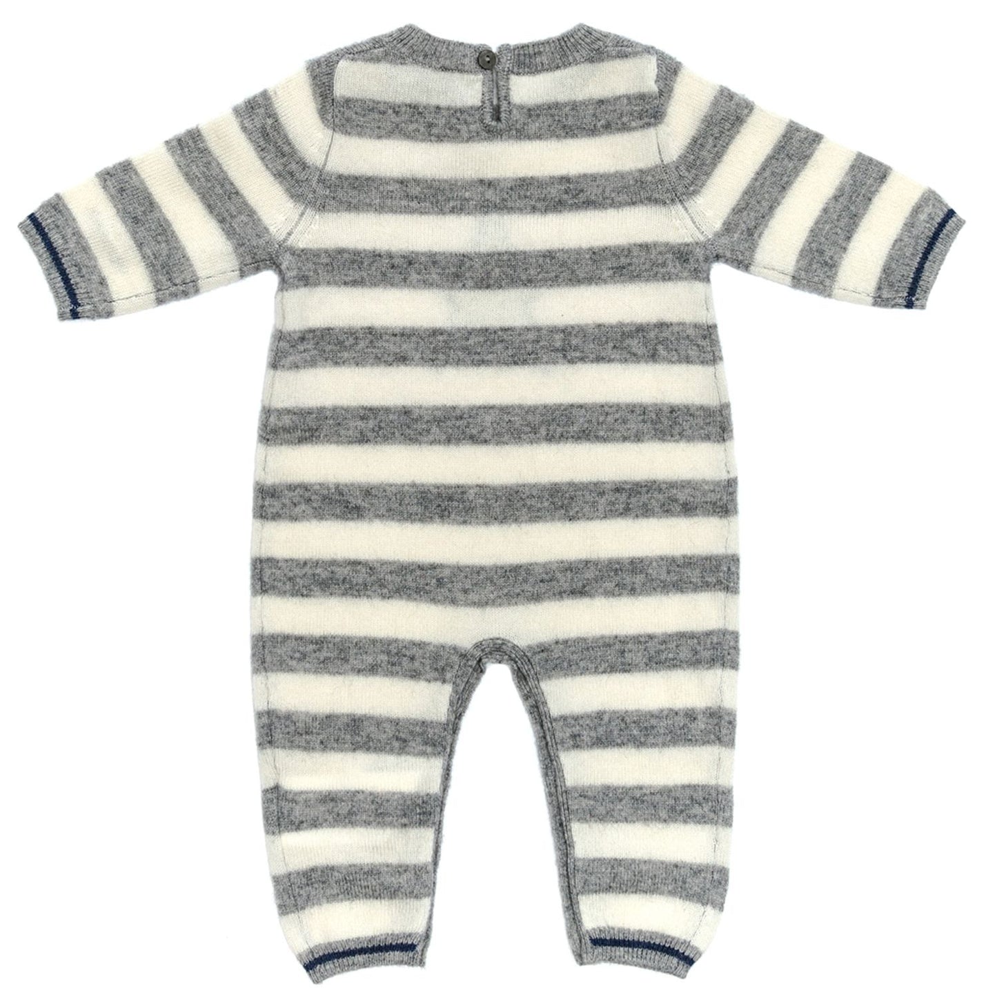 Striped cashmere jumpsuit