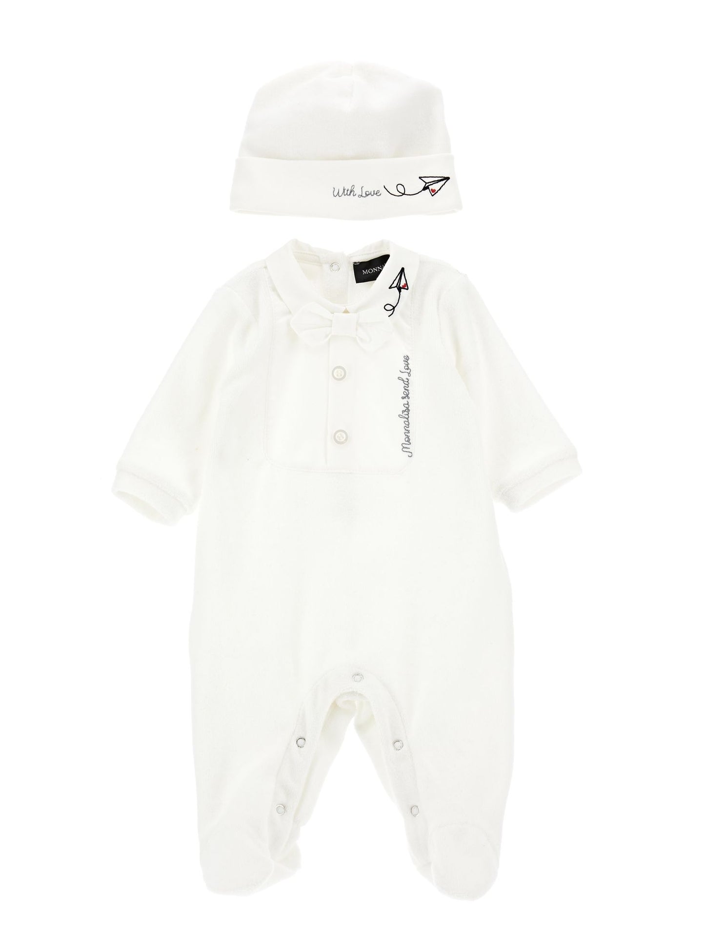 Two-piece chenille suit