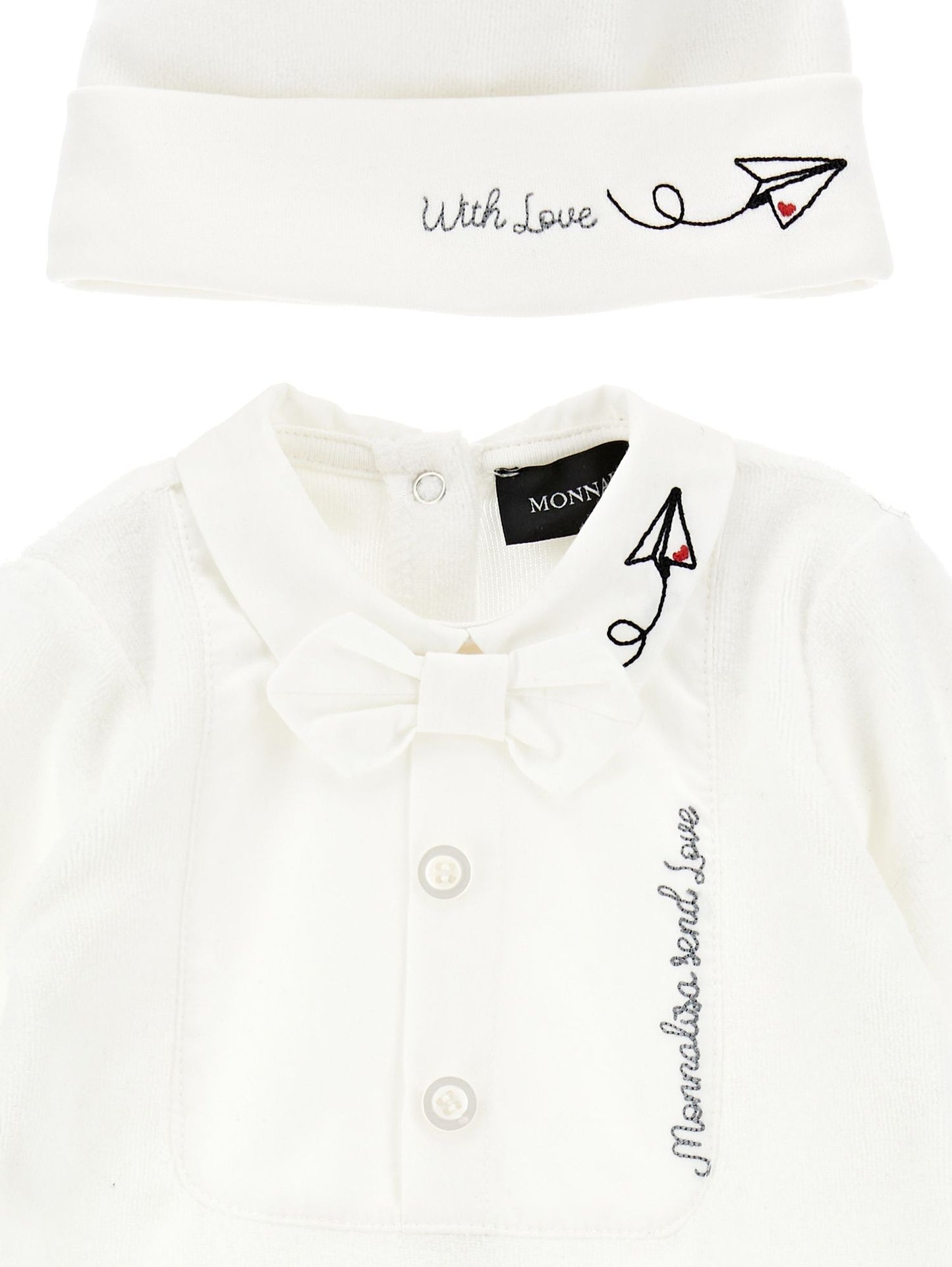 Two-piece chenille suit