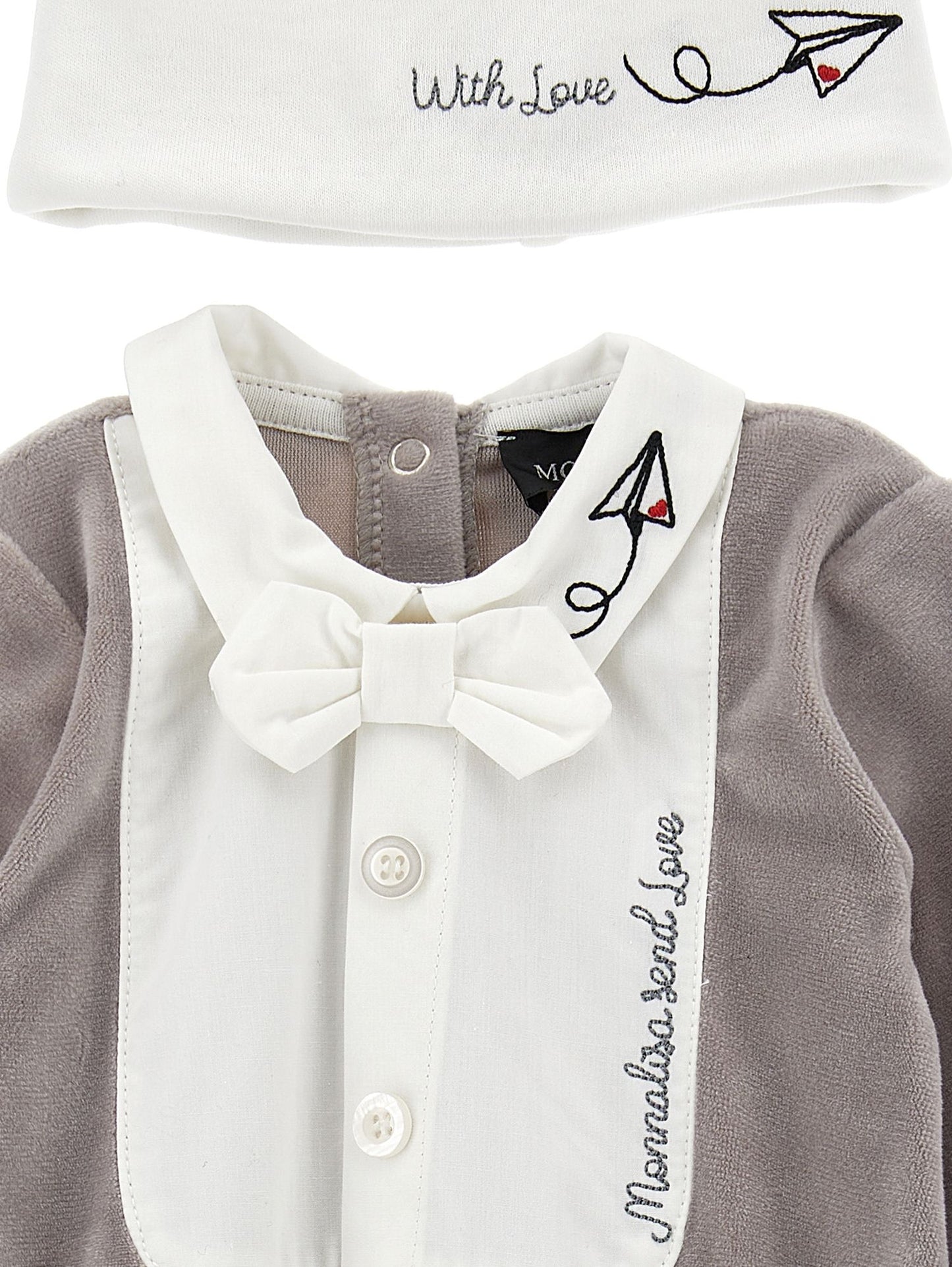 Two-piece chenille suit