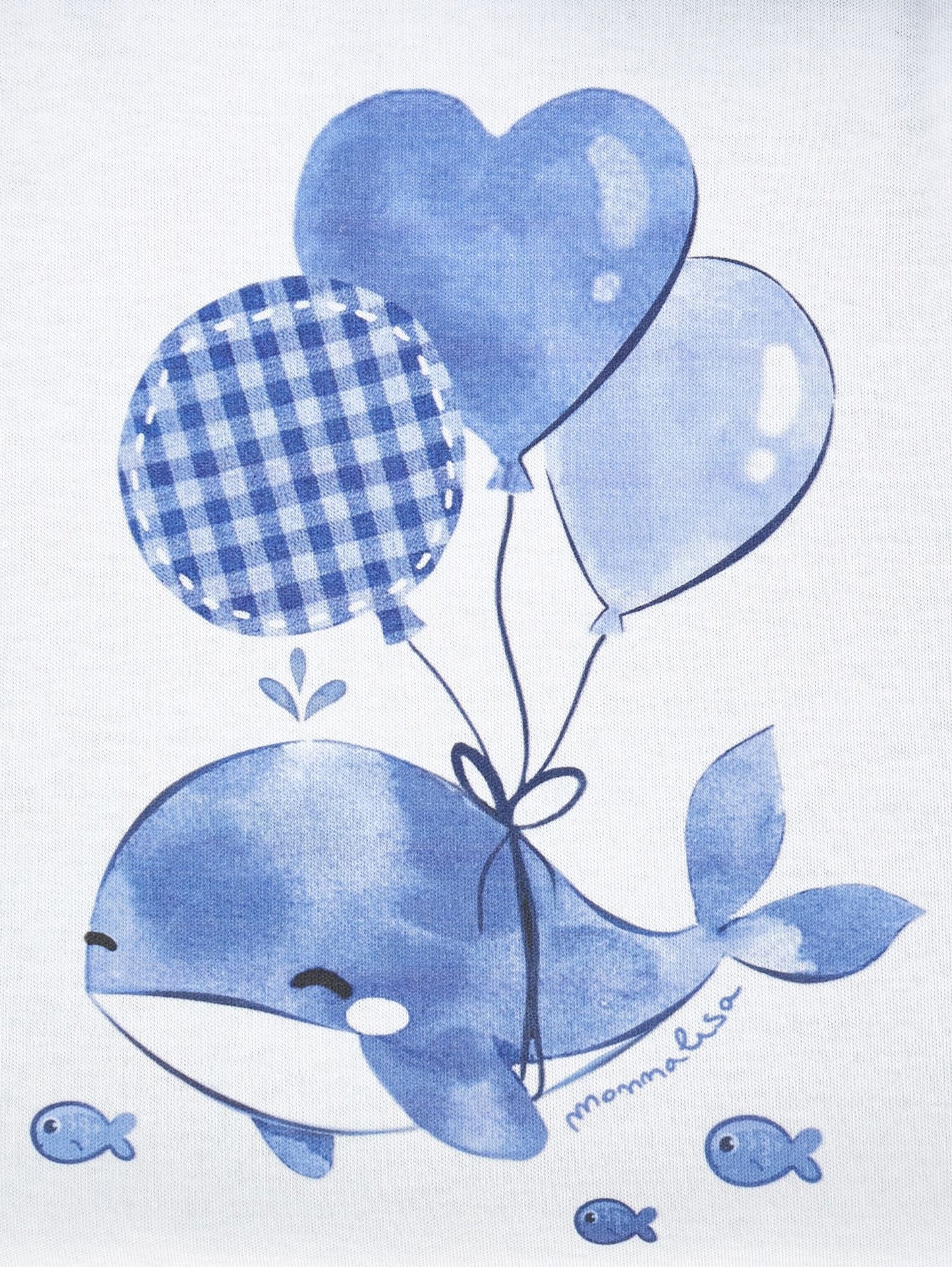 Copertina cotone marine