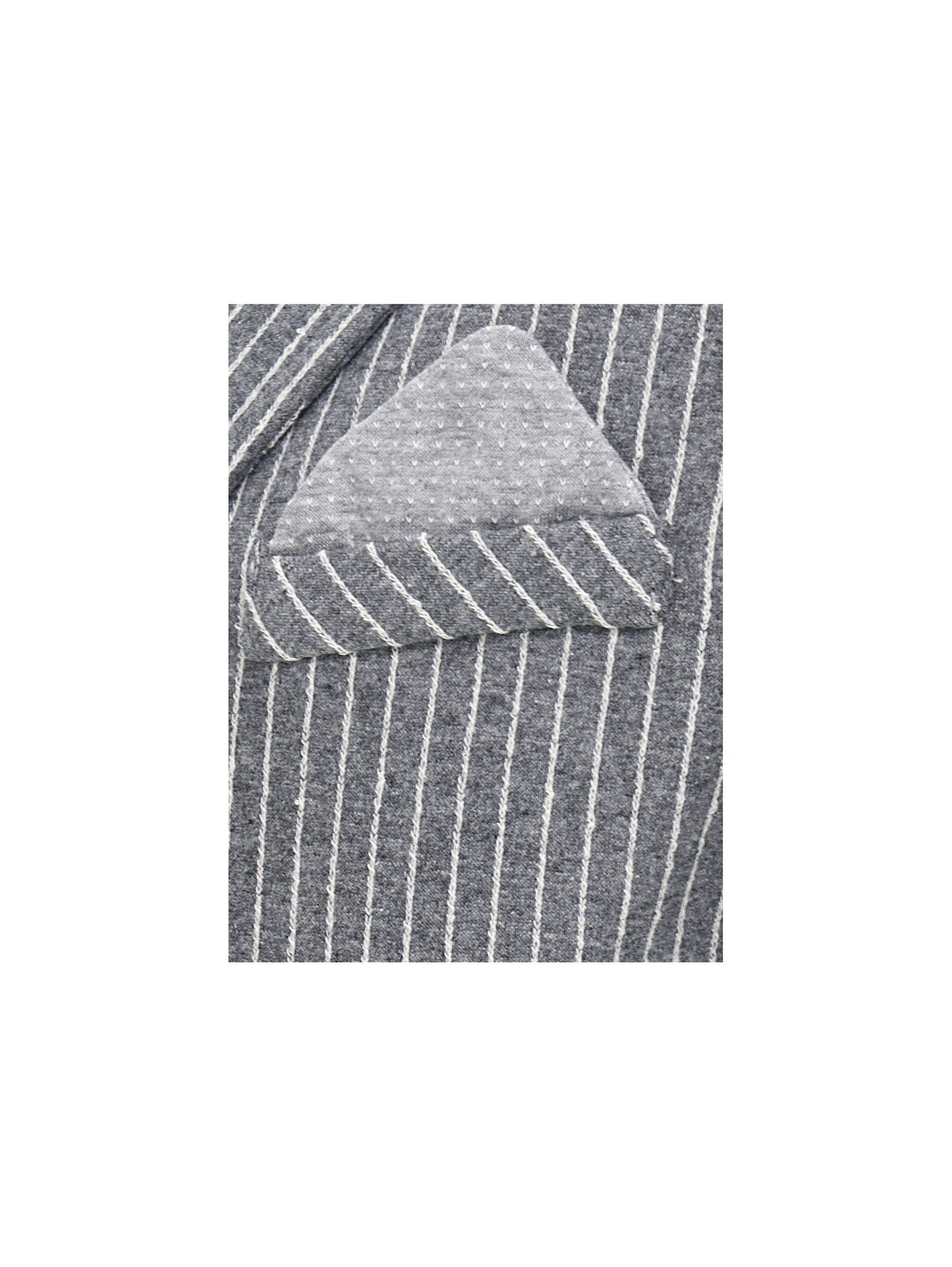 Pinstriped Milanese stitch jacket