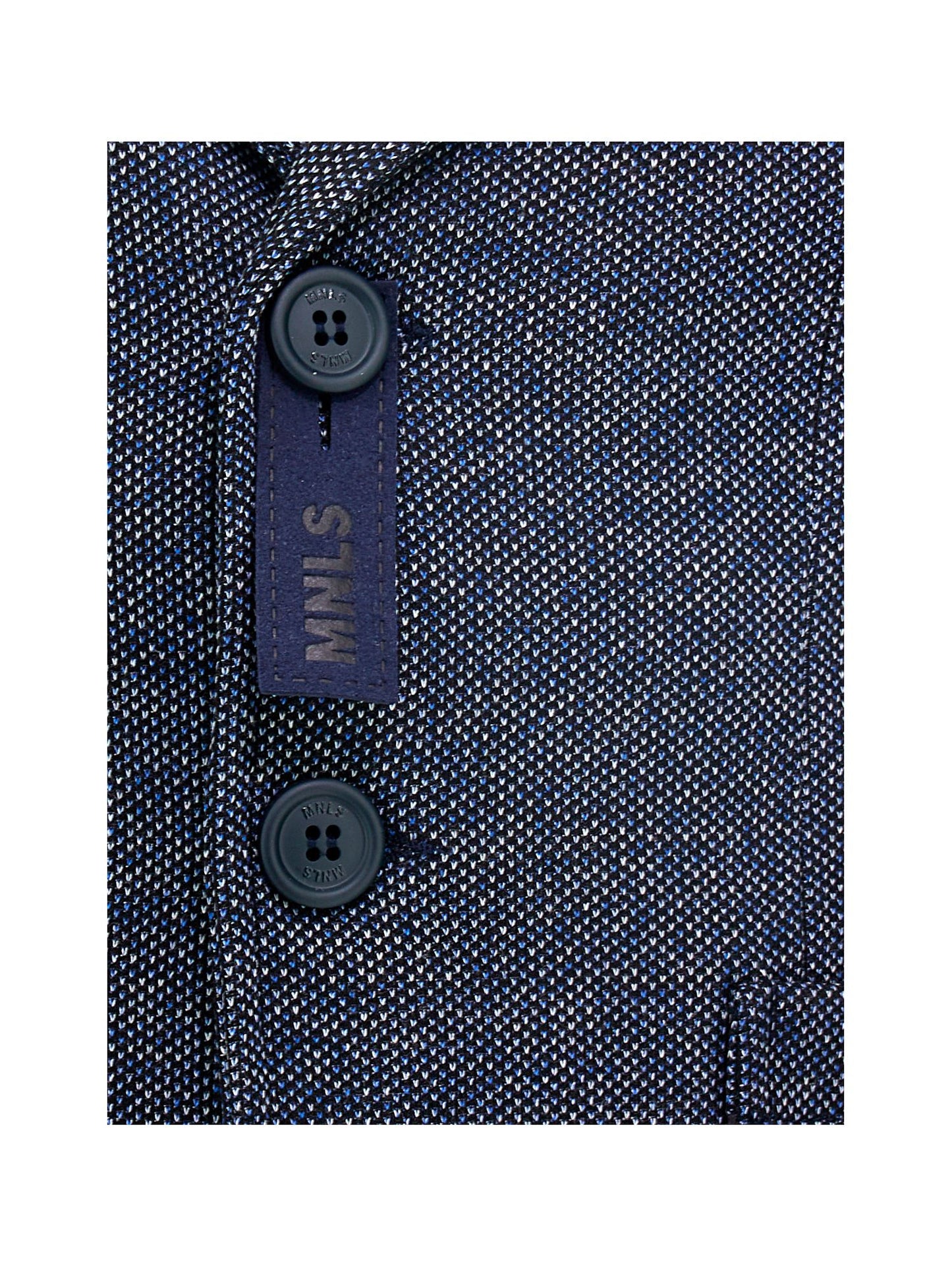 Knitted jacket with pocket square