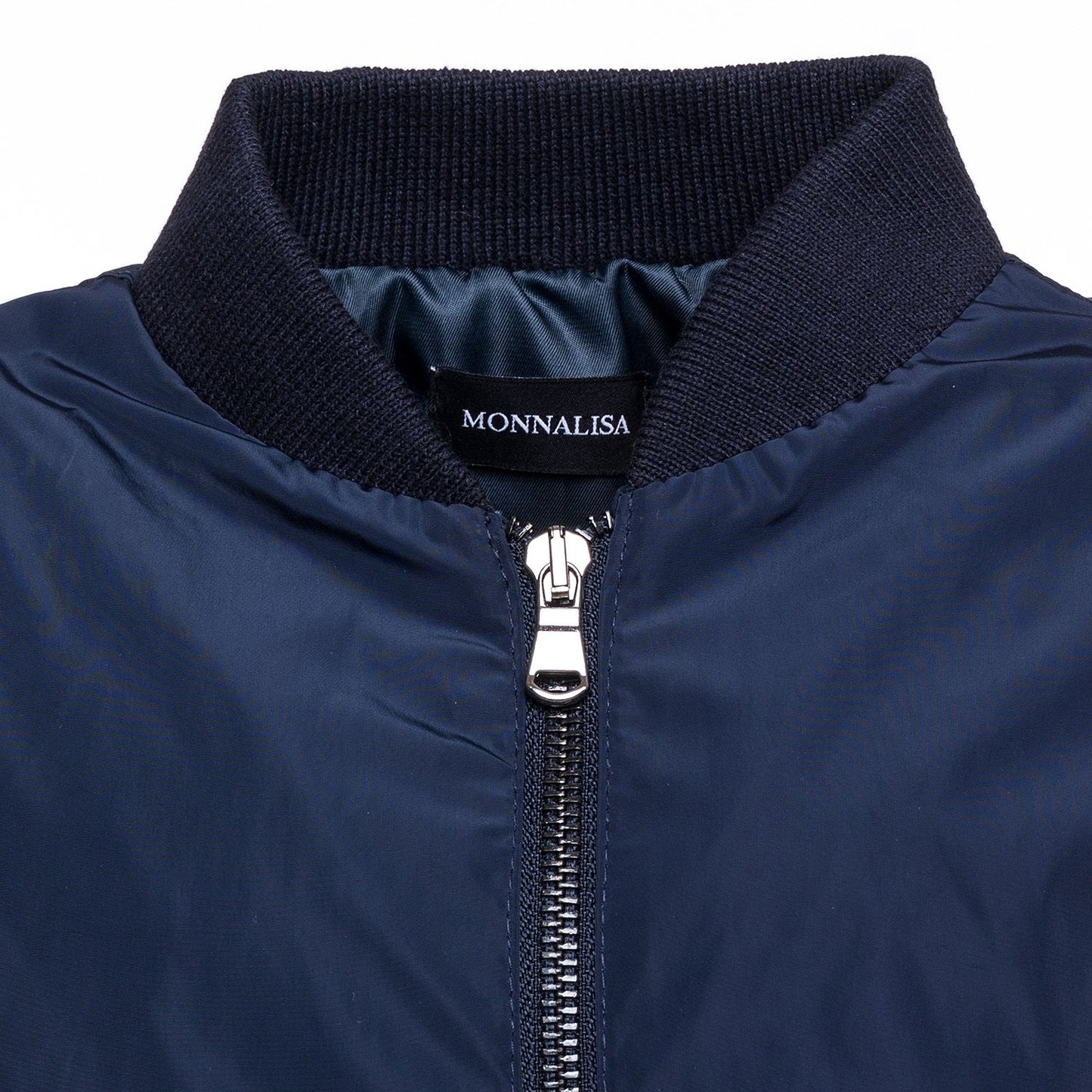 Nylon jacket with zip