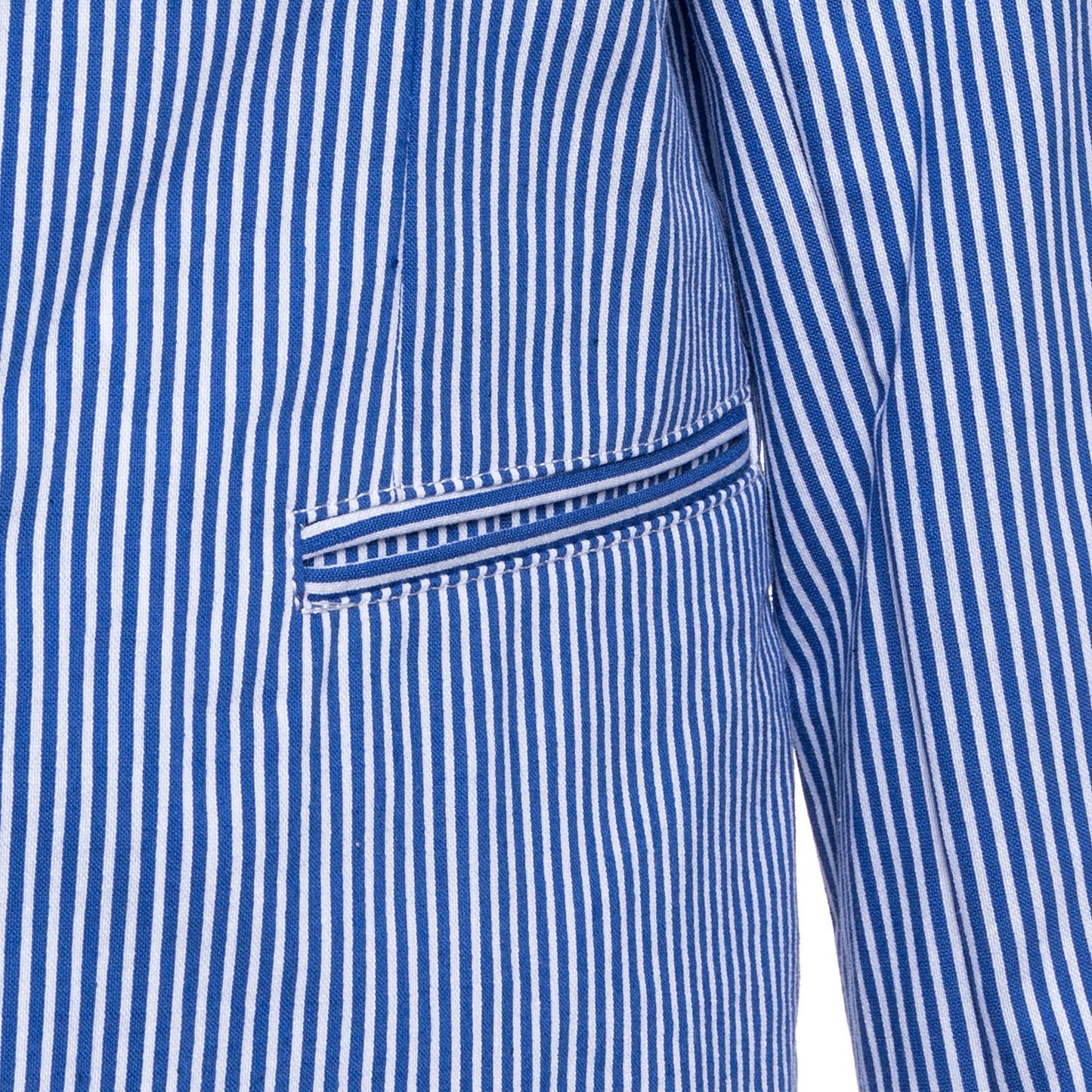 Striped cotton jacket