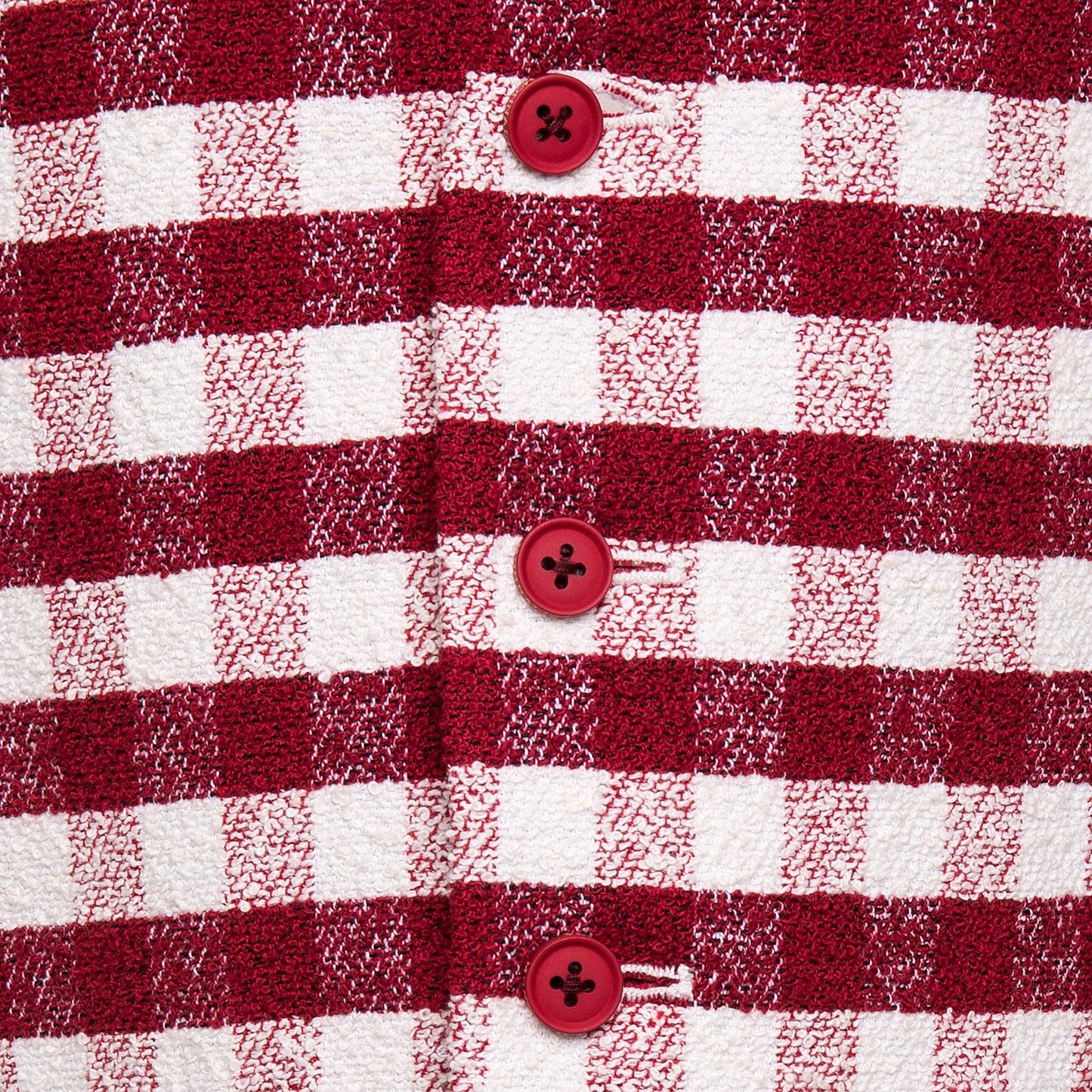Checkered canvas vest