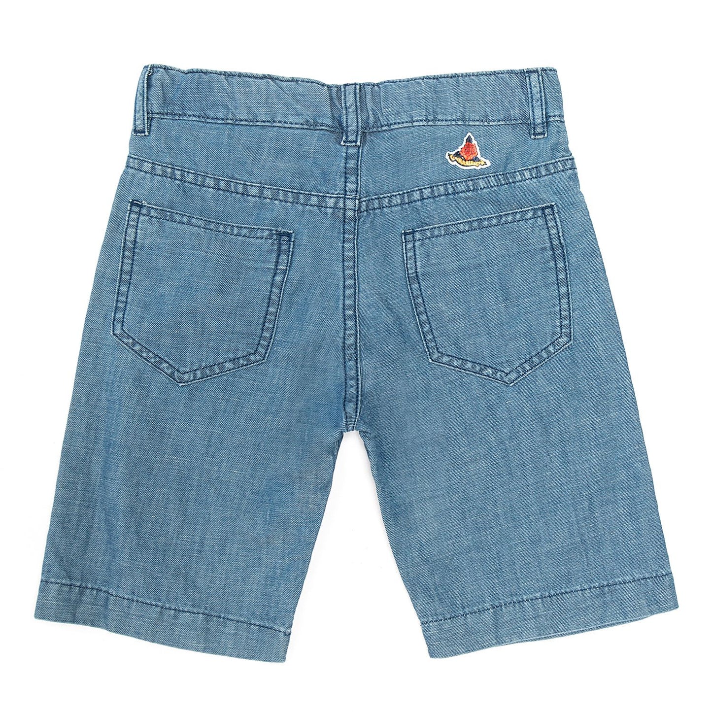 Bermuda shorts in light denim