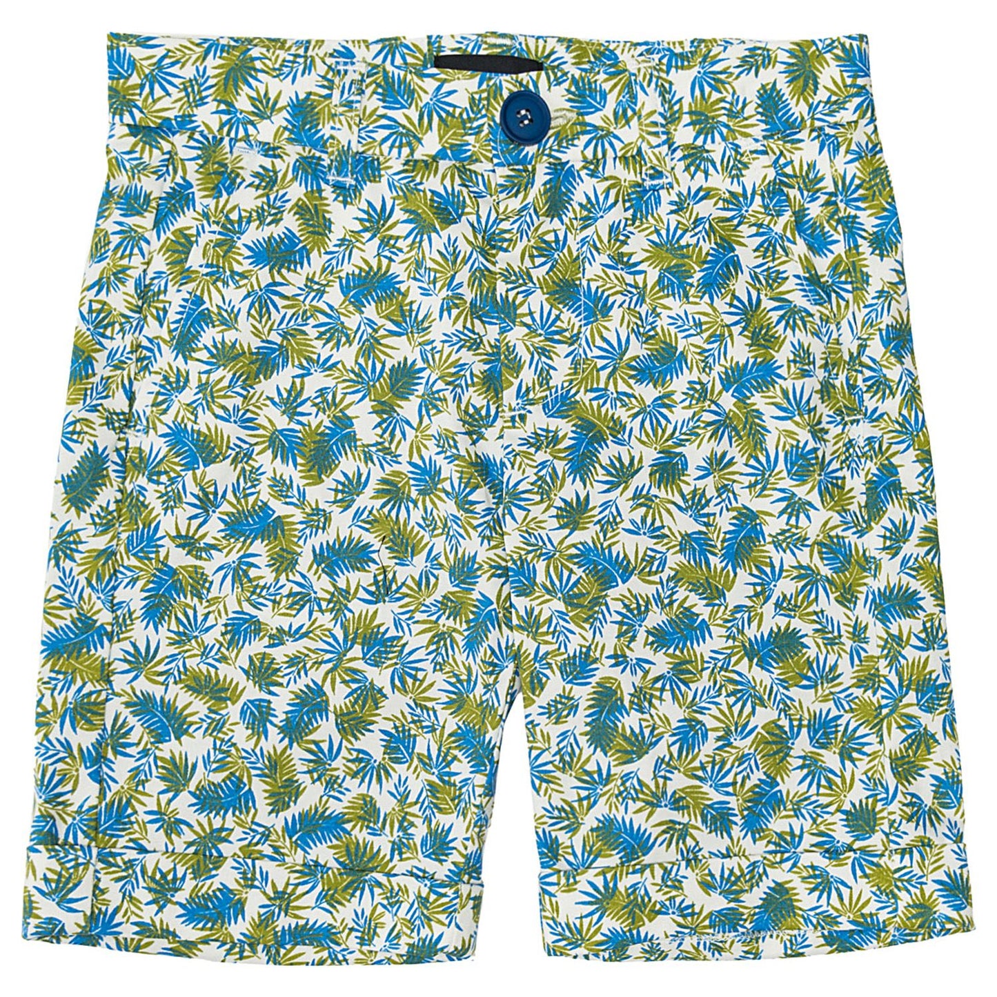 Allover gabardine Bermuda shorts