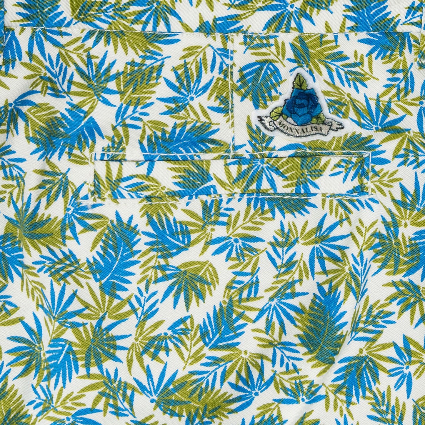 Allover gabardine Bermuda shorts