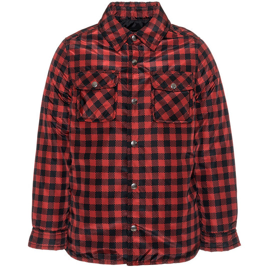 Tartan children's down jacket