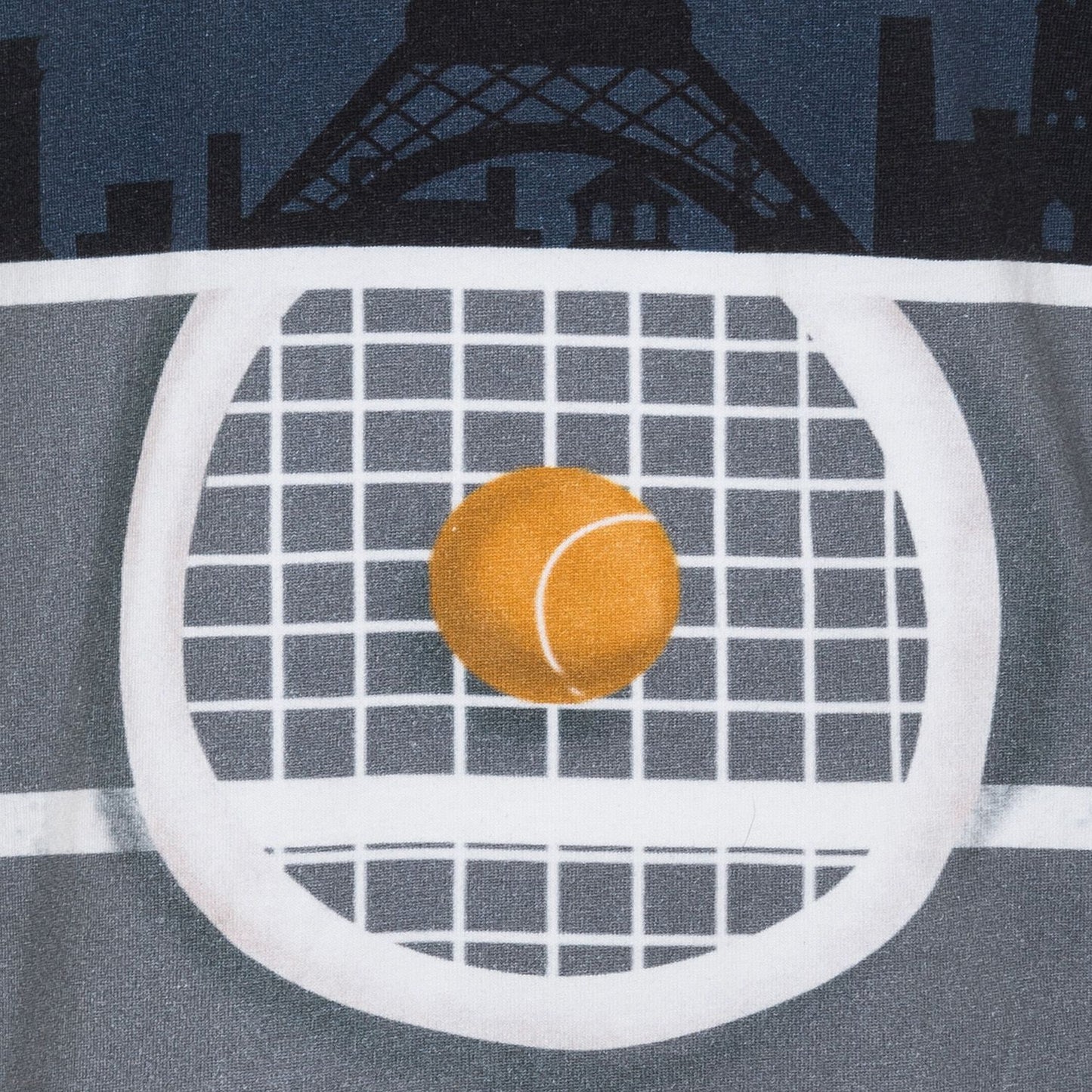 Racket print T-shirt