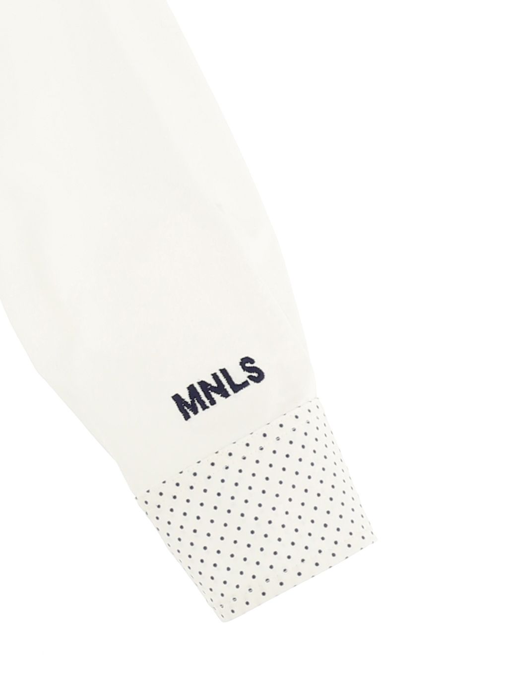 Polka dot poplin shirt