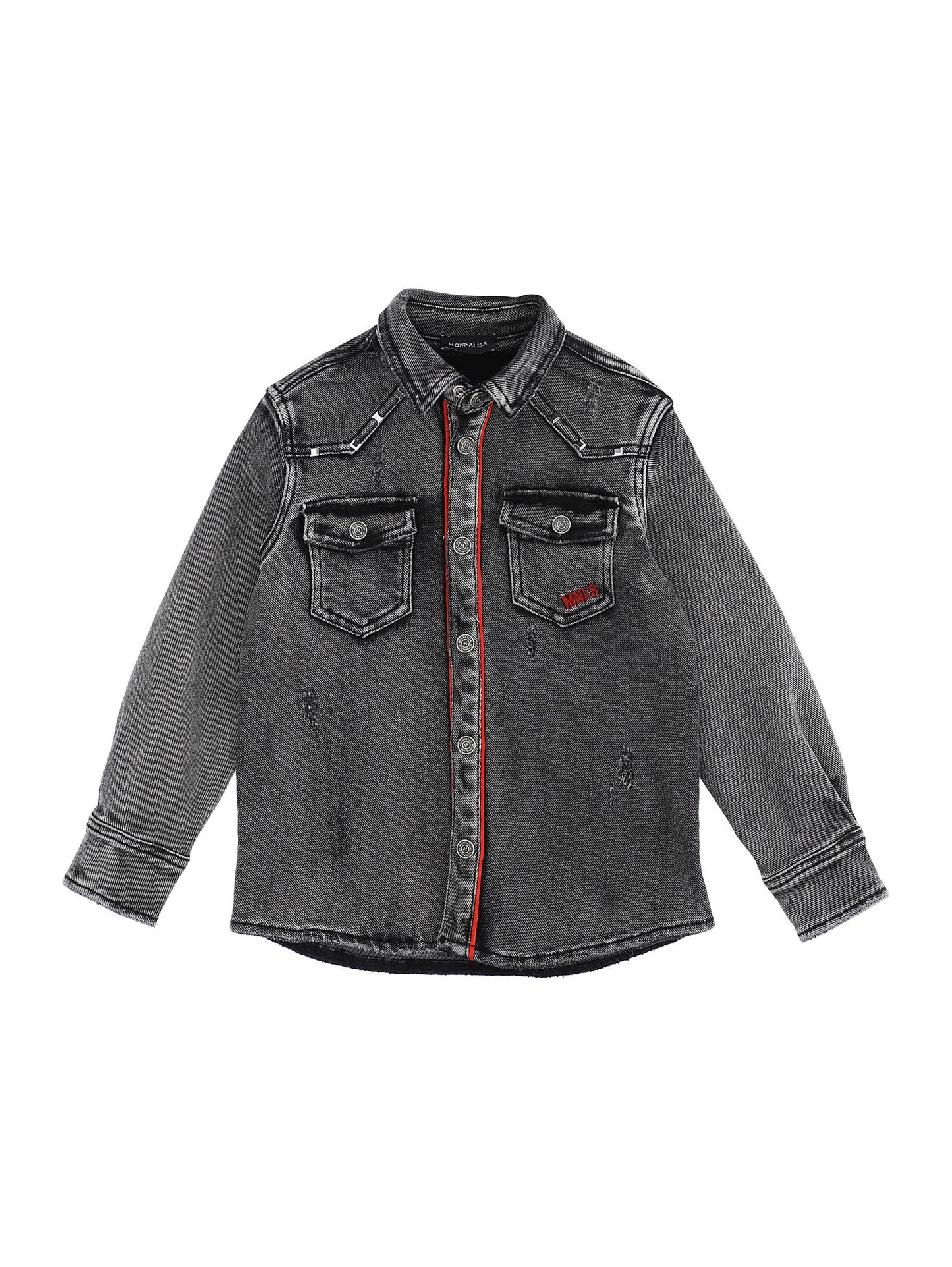 Denim shirt jacket