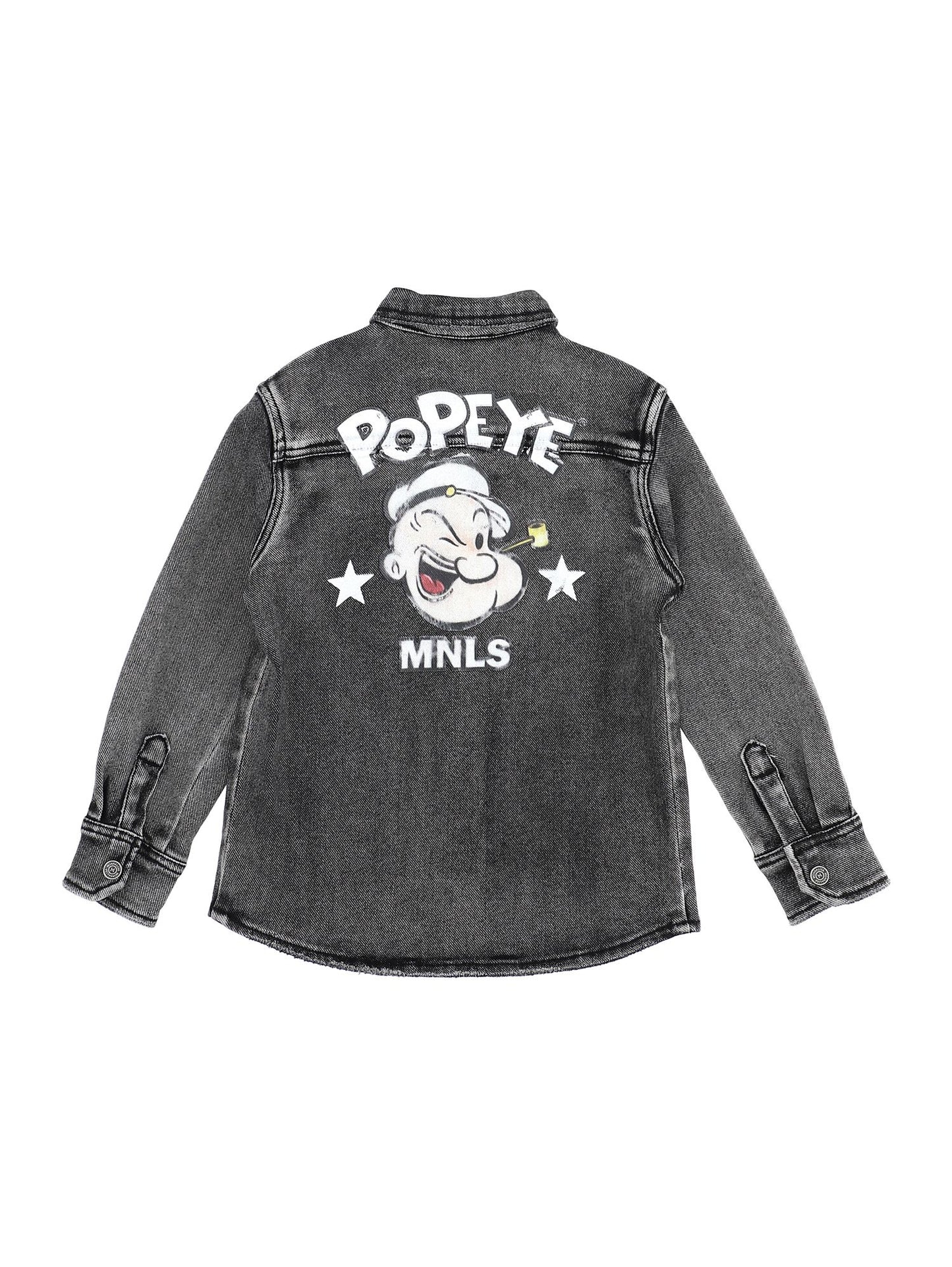Denim shirt jacket