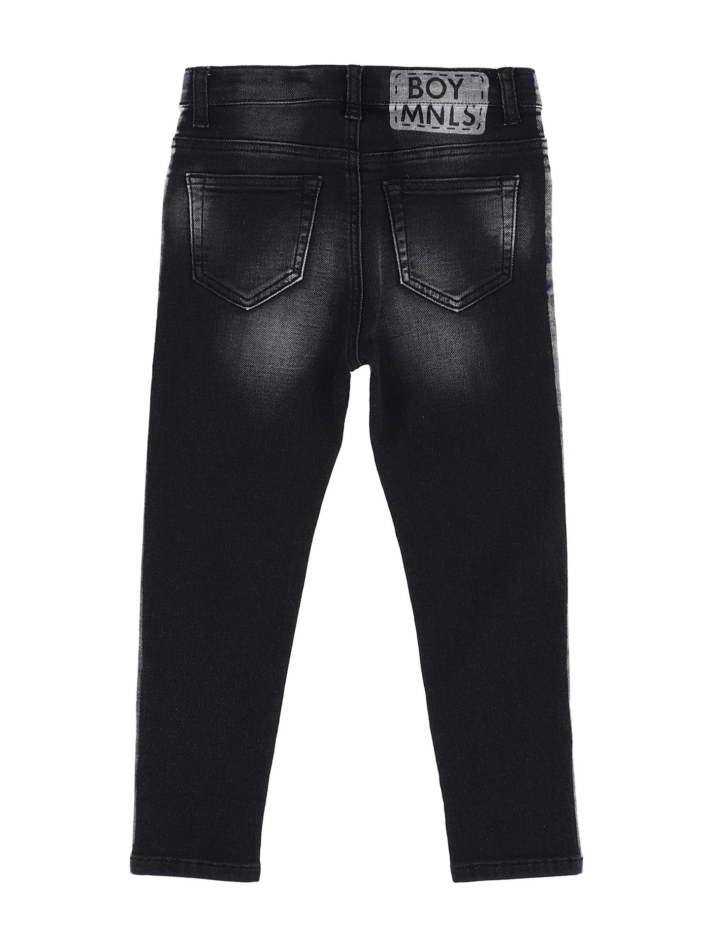 Denim-effect sweatshirt jeans