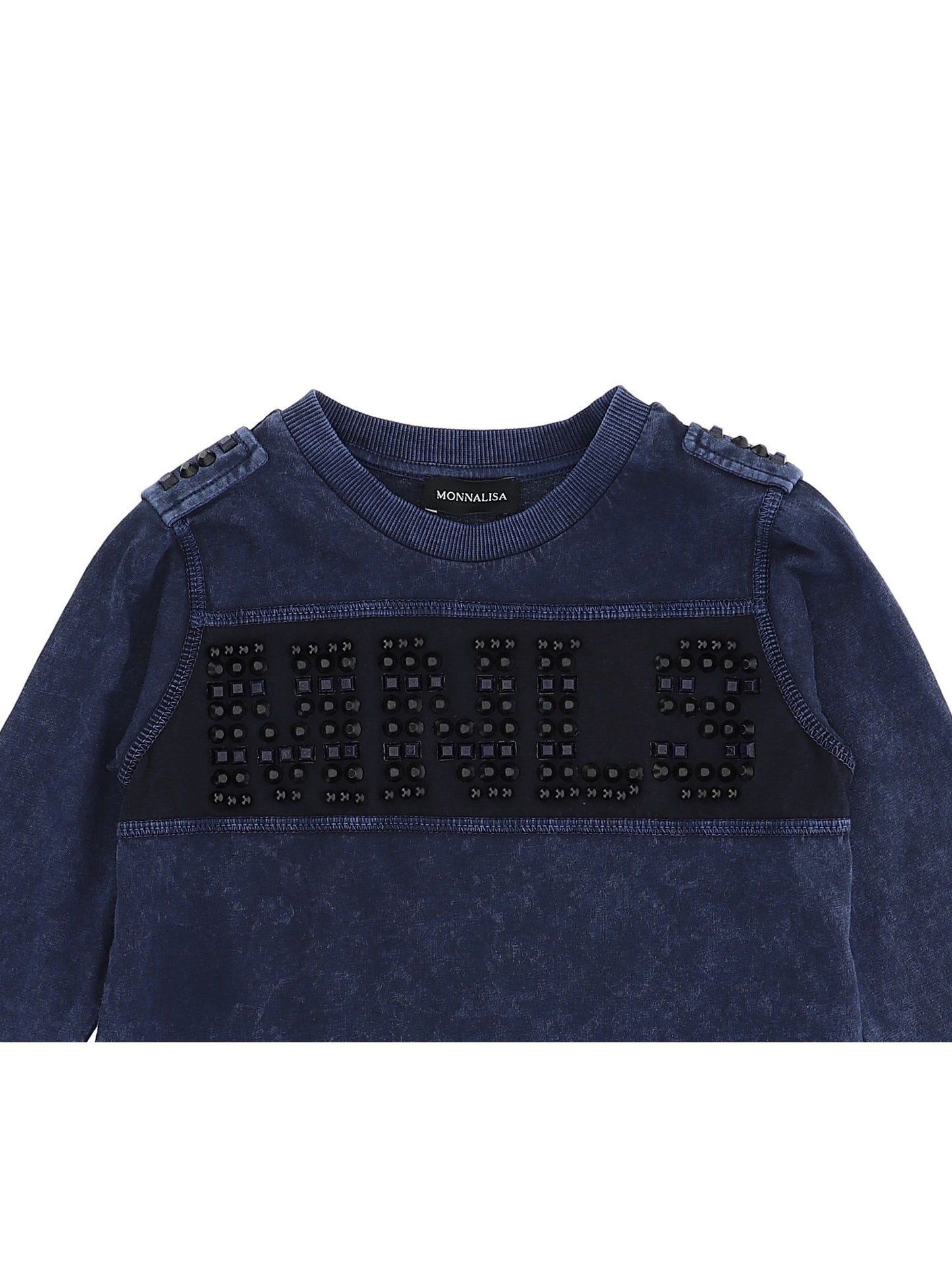 Jersey t-shirt with silicone studs