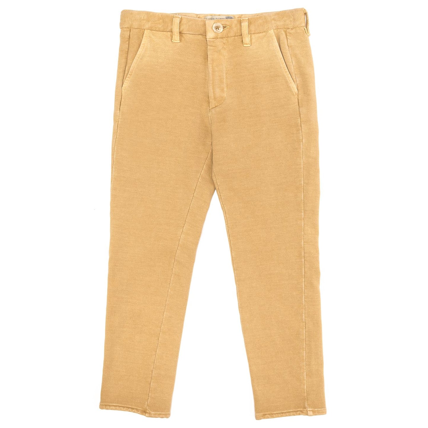 Garment dyed fleece chinos