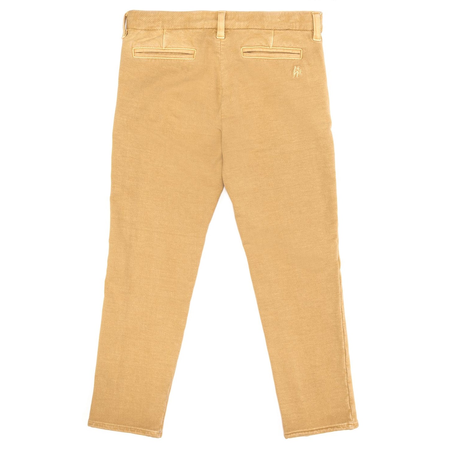 Garment dyed fleece chinos