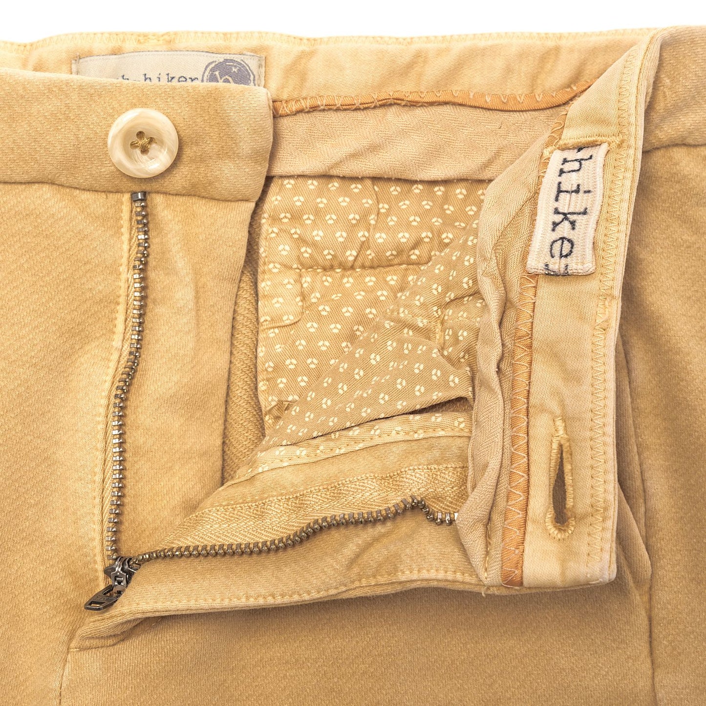 Garment dyed fleece chinos