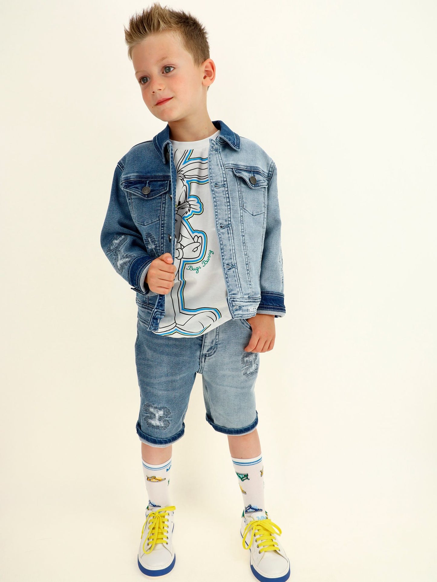 Bugs Bunny Patch Denim Jacket