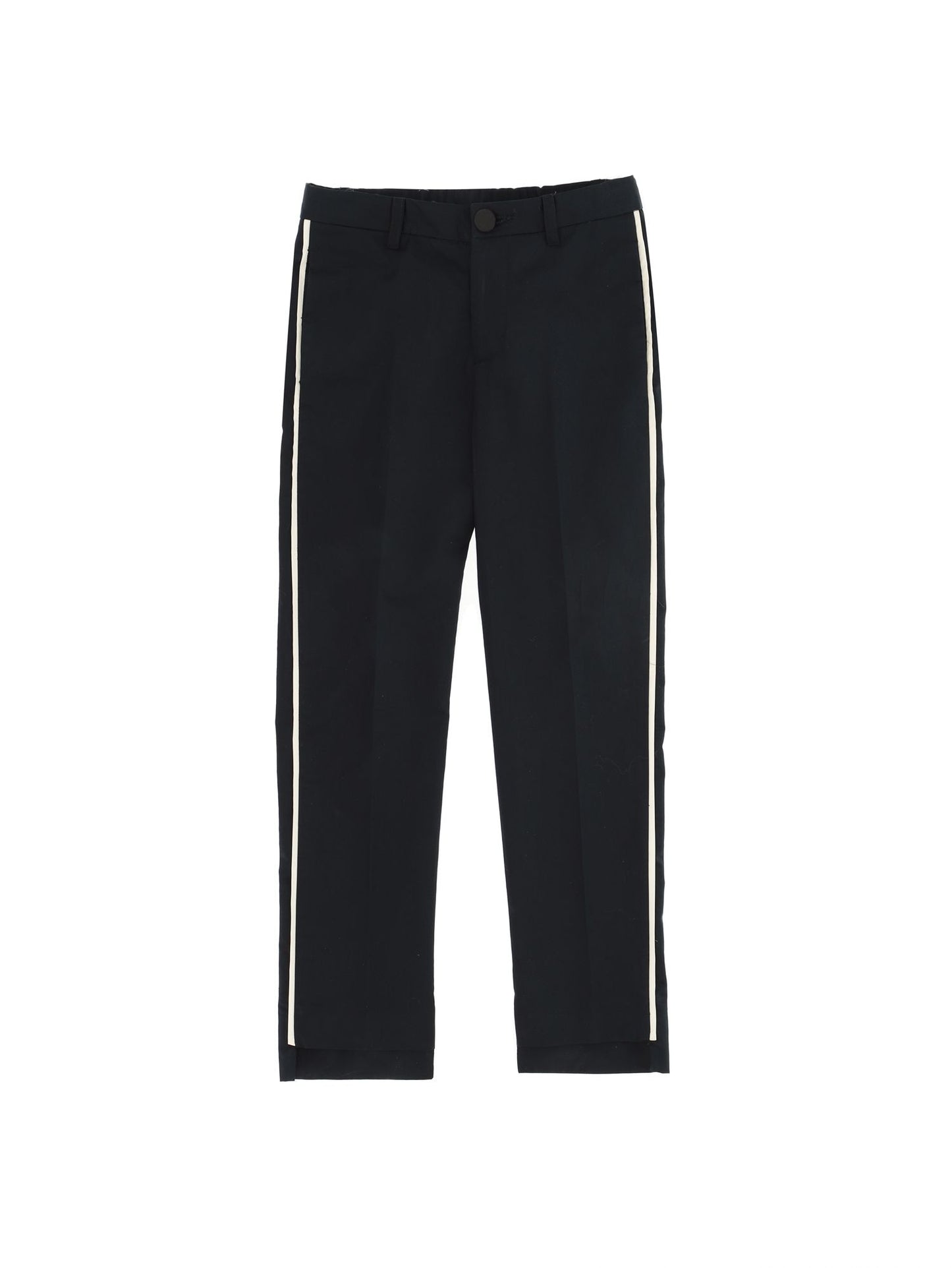 Satin trousers with bands