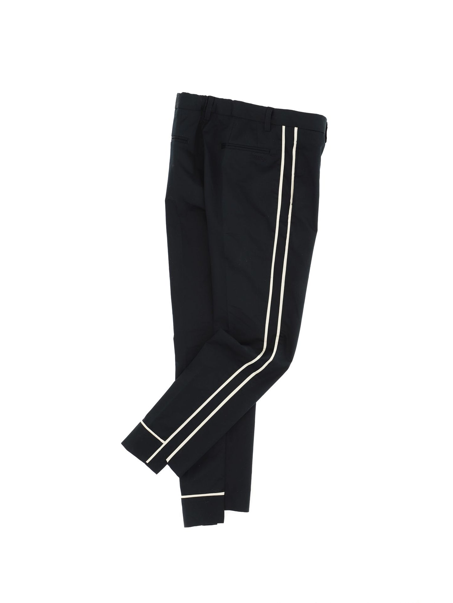 Satin trousers with bands