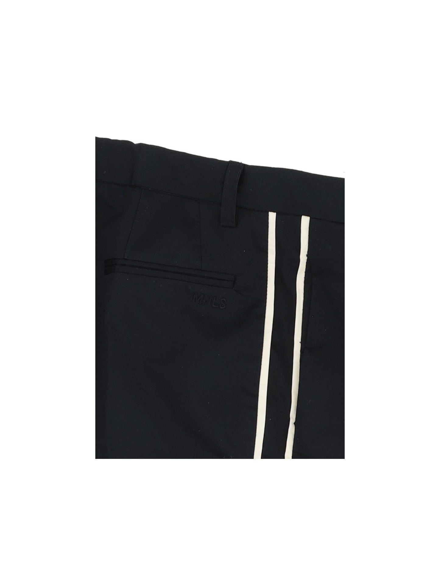 Satin trousers with bands