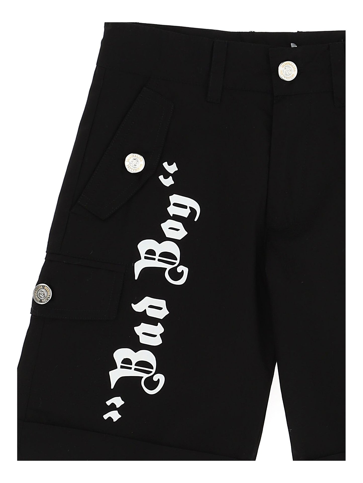 Cargo Bermuda shorts with logo