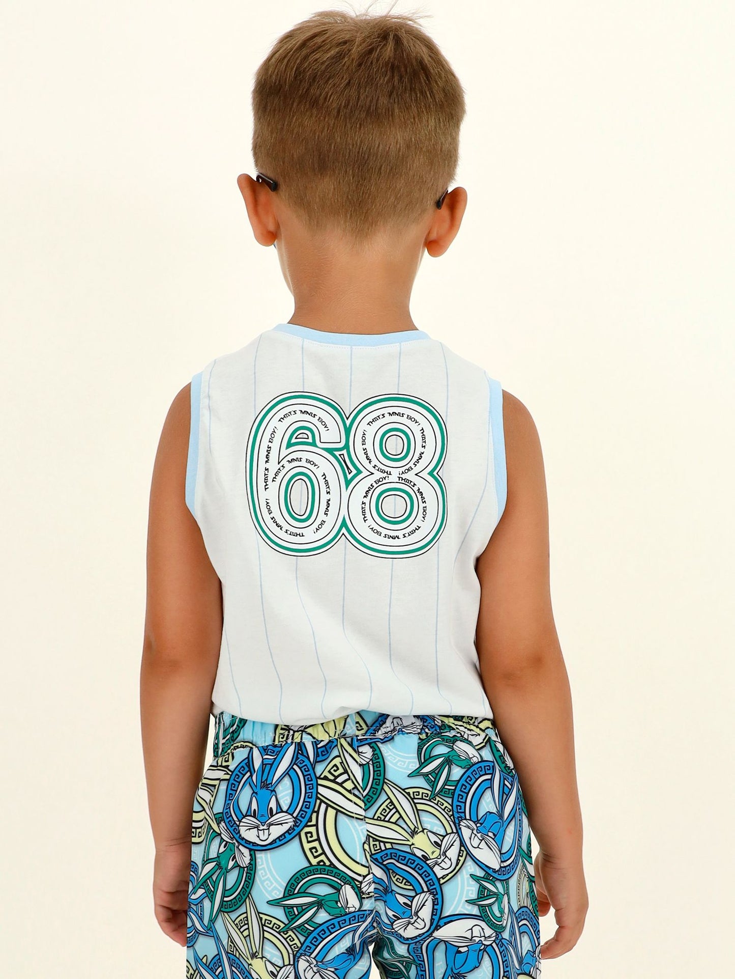 Football-style jersey vest