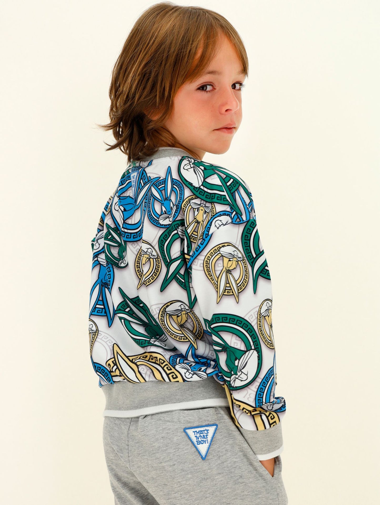 Bugs Bunny sweatshirt with ribbed edges