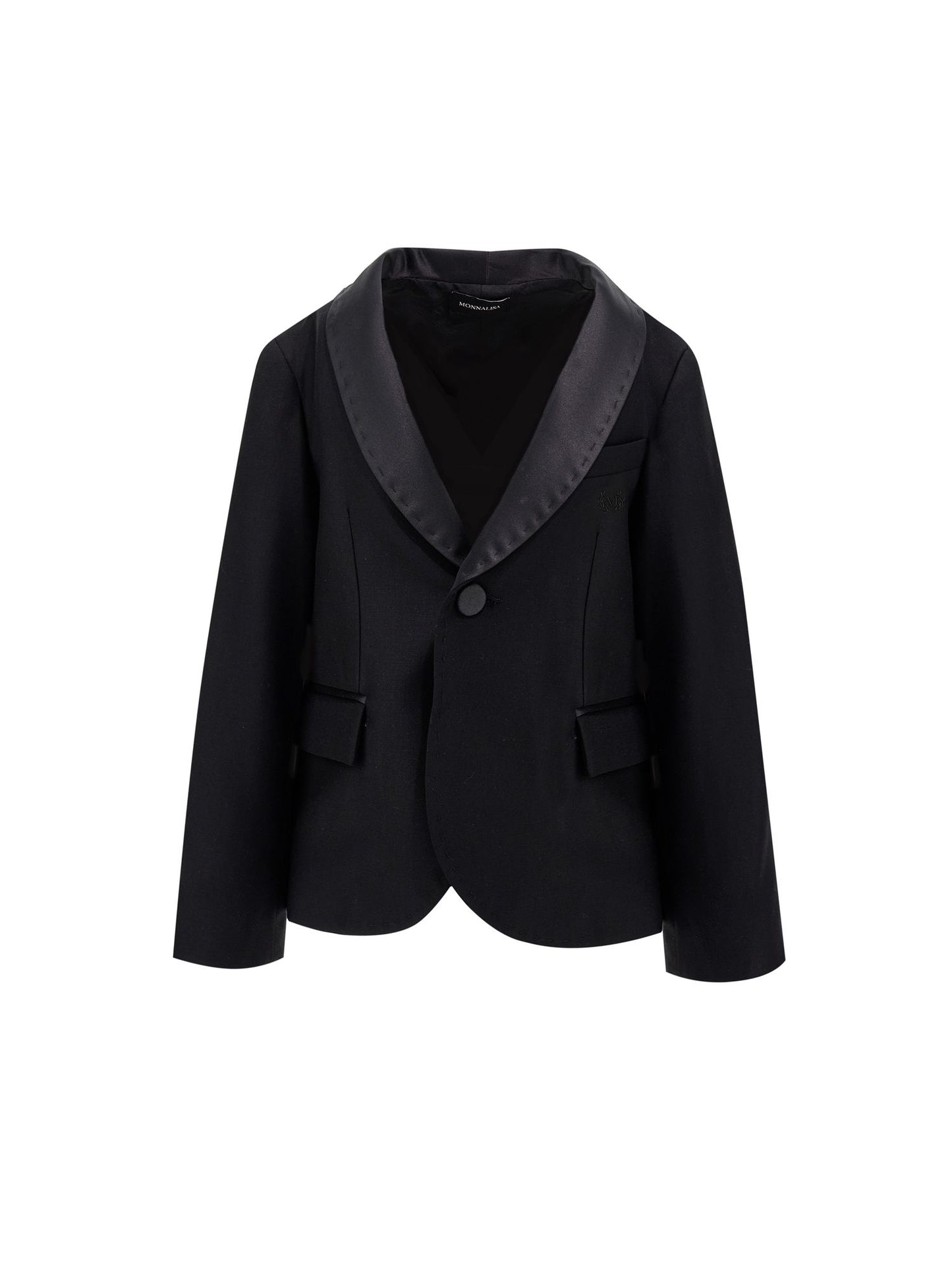 Classic jacket with satin details