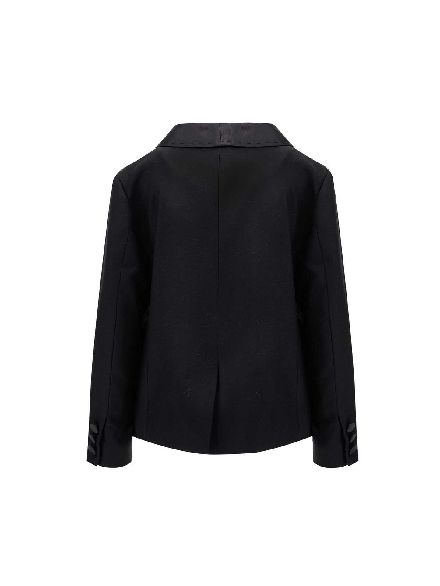 Classic jacket with satin details