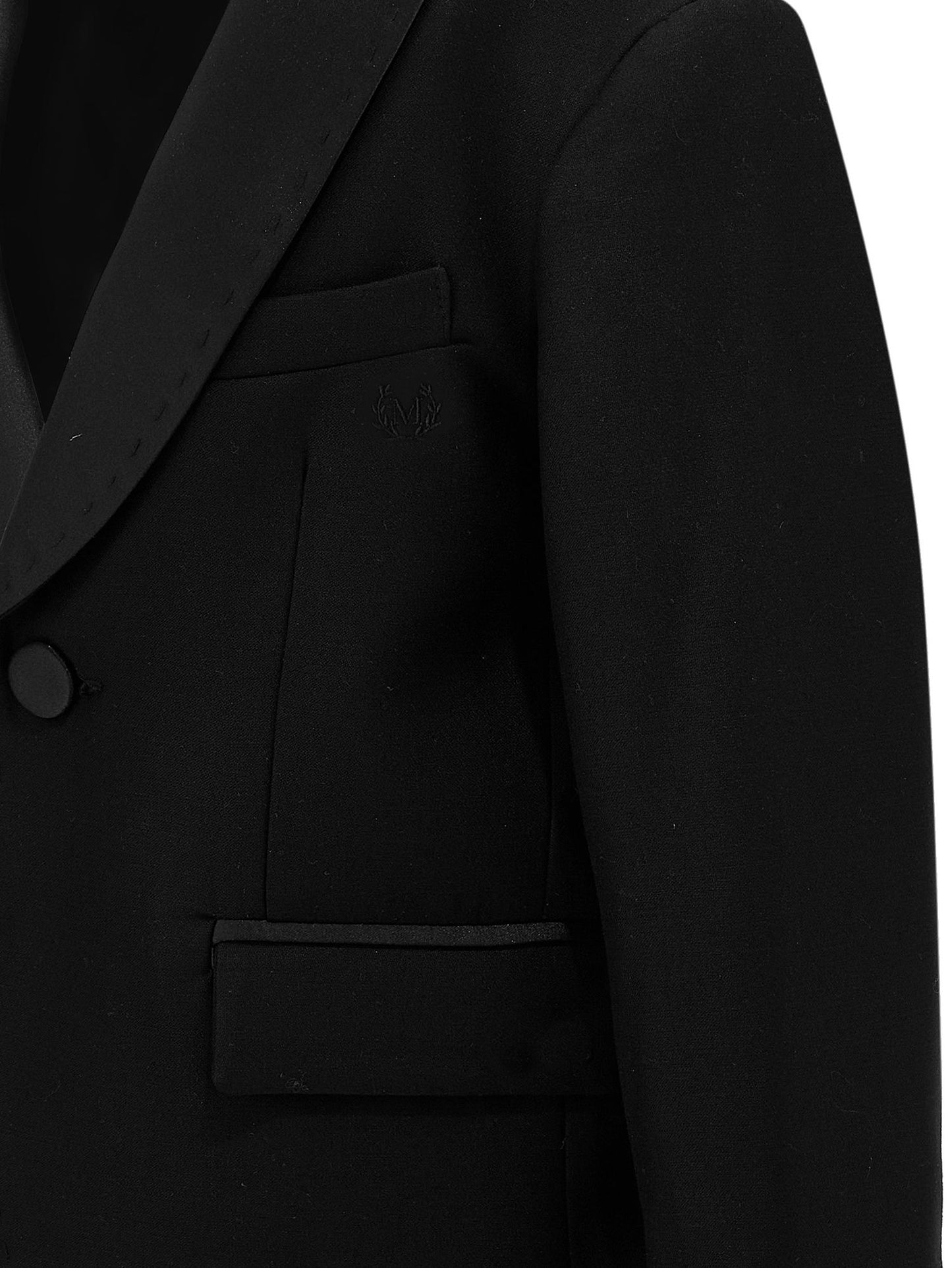 Classic jacket with satin details