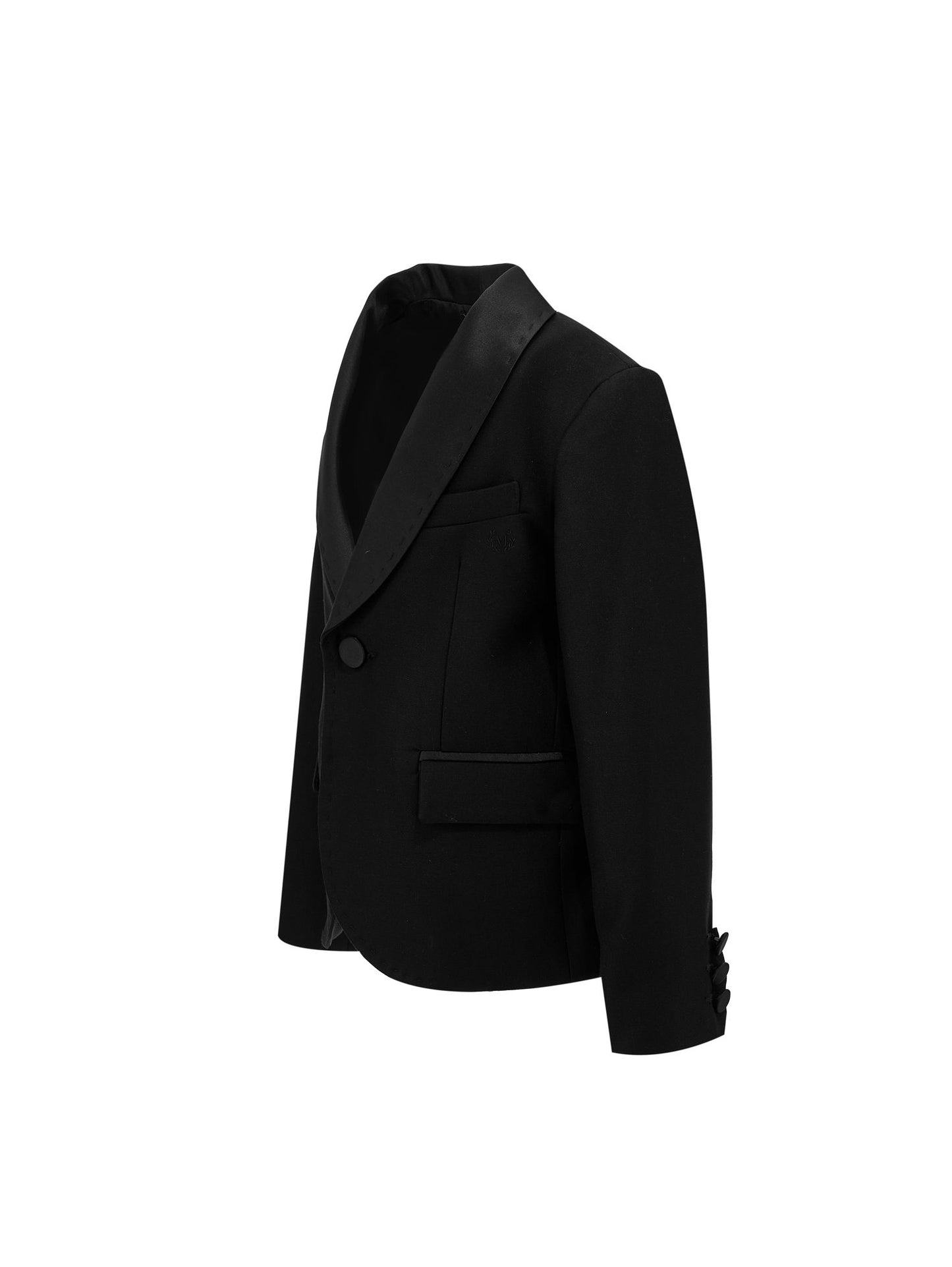 Classic jacket with satin details