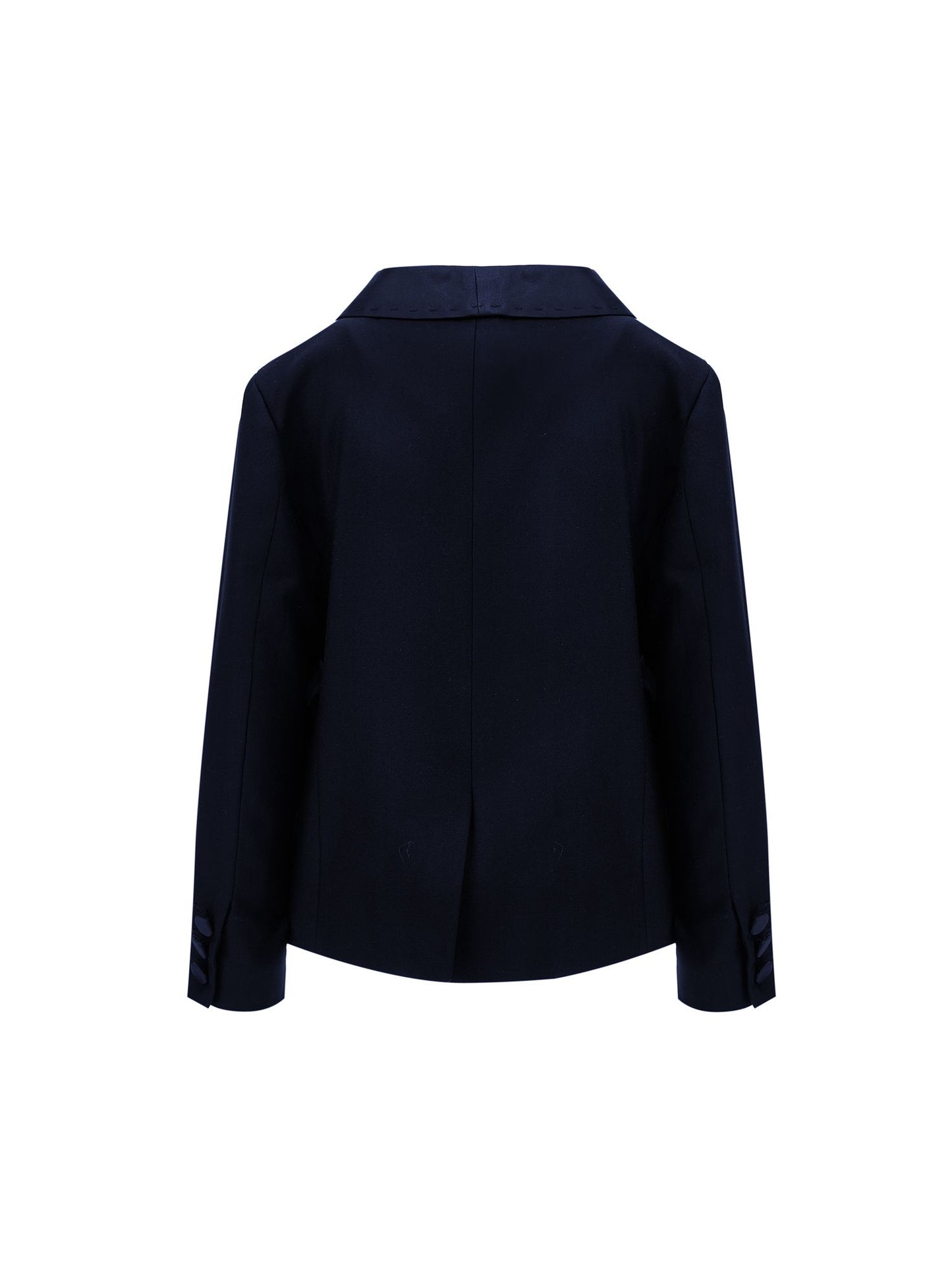 Classic jacket with satin details