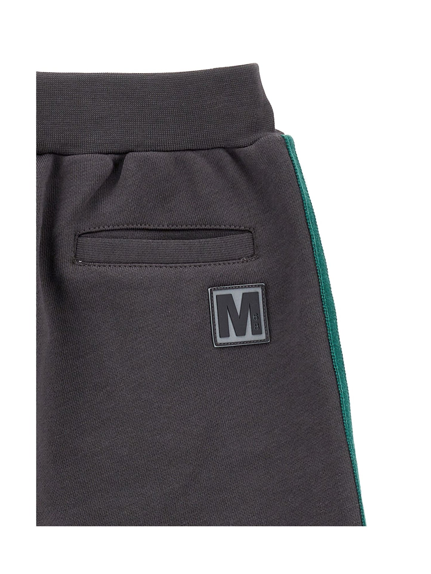 Jogger sweatshirt with colored stripes