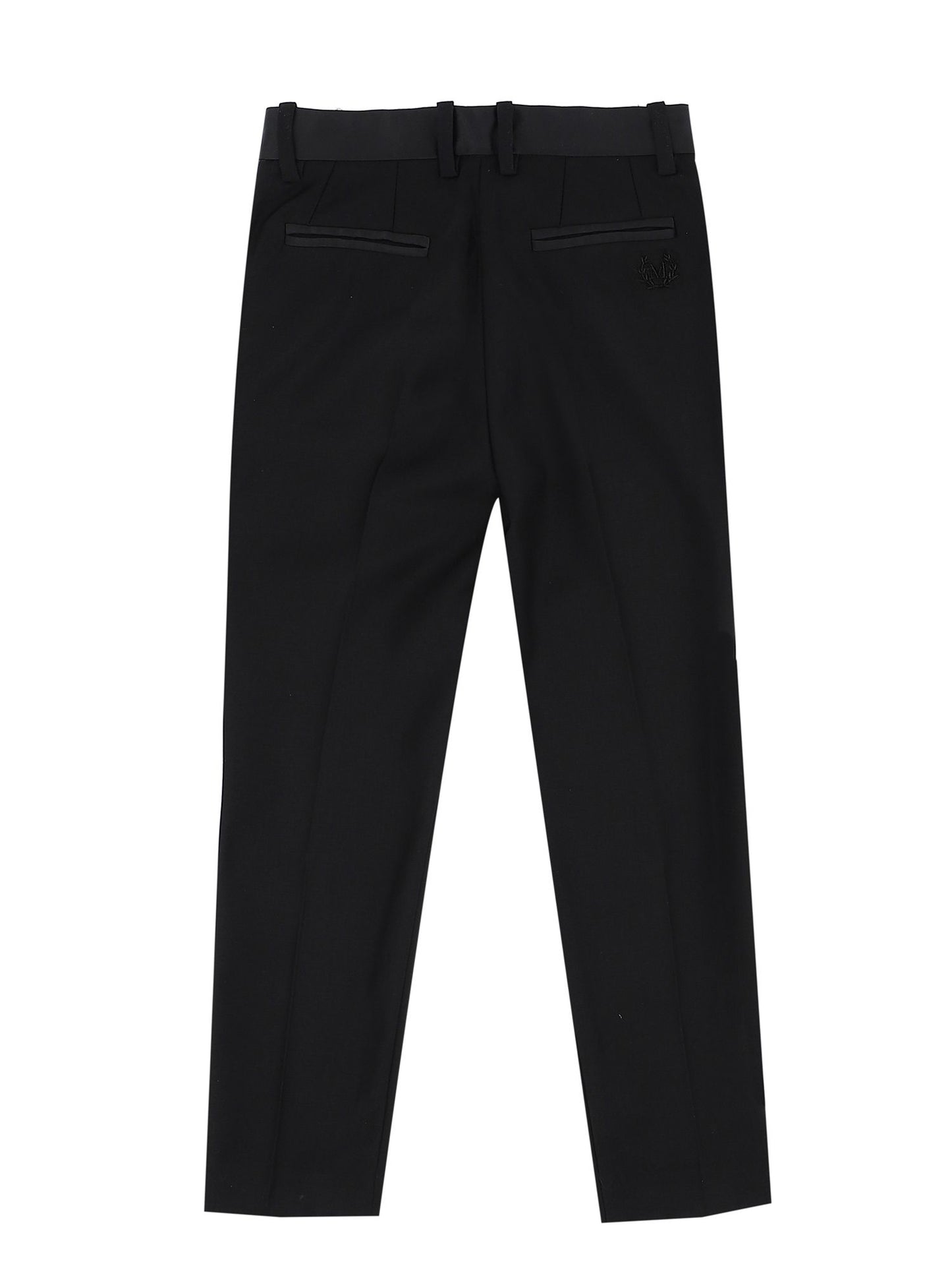 Classic trousers with satin stripes