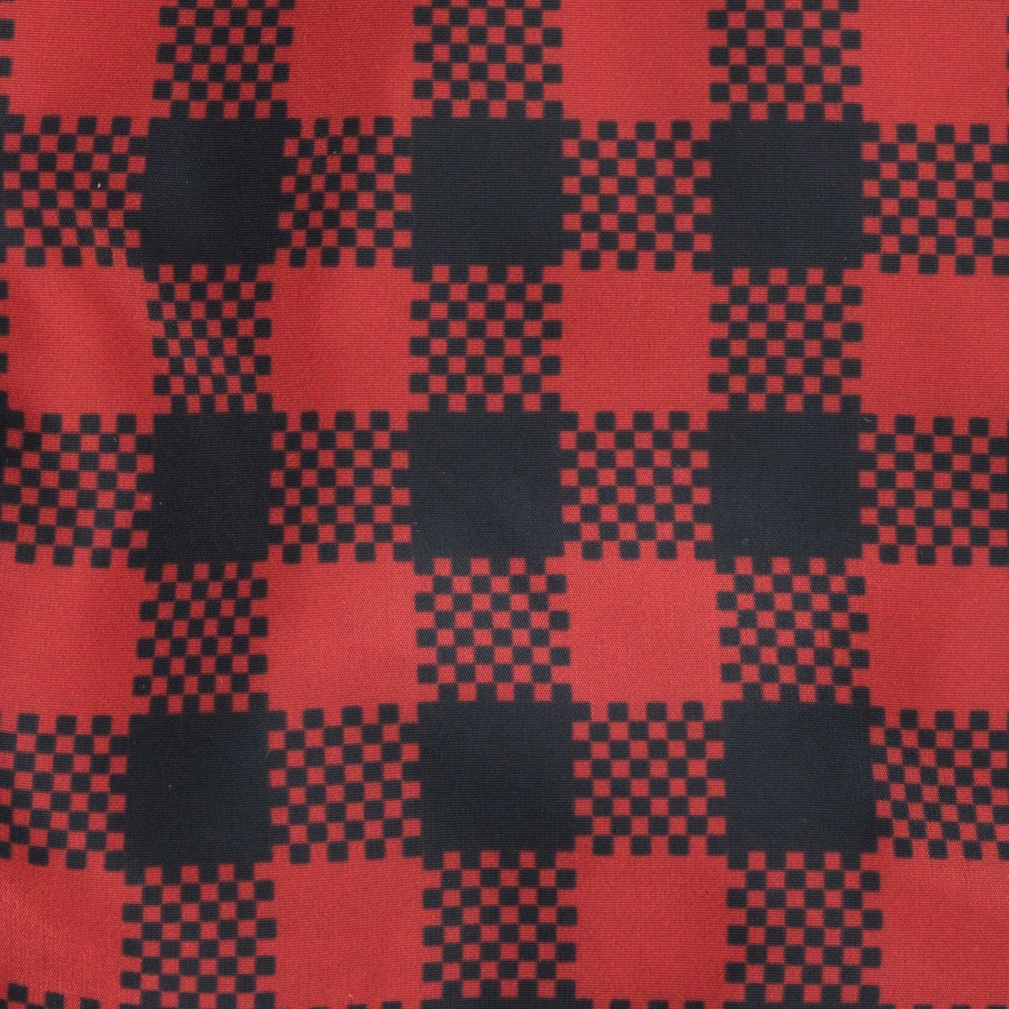 Tartan baby down jacket