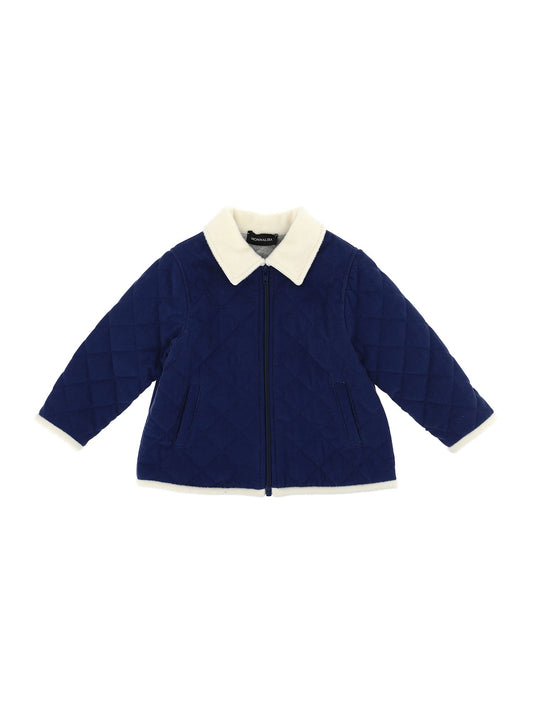 Quilted velvet jacket