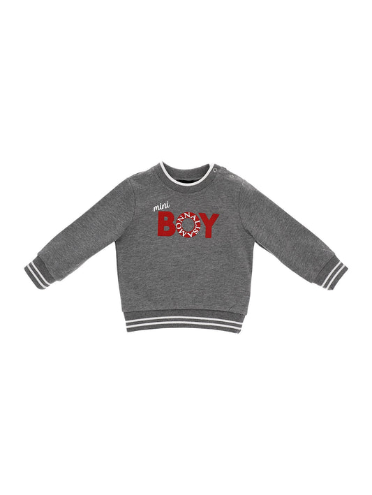 Boy's print cotton sweatshirt