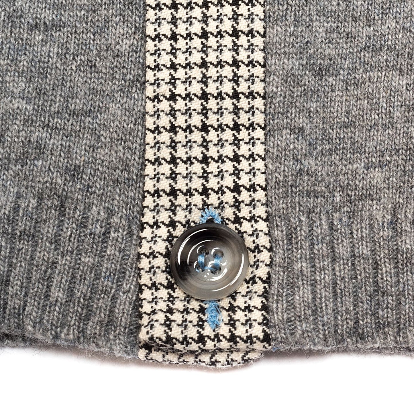Cardigan pied-de-poule