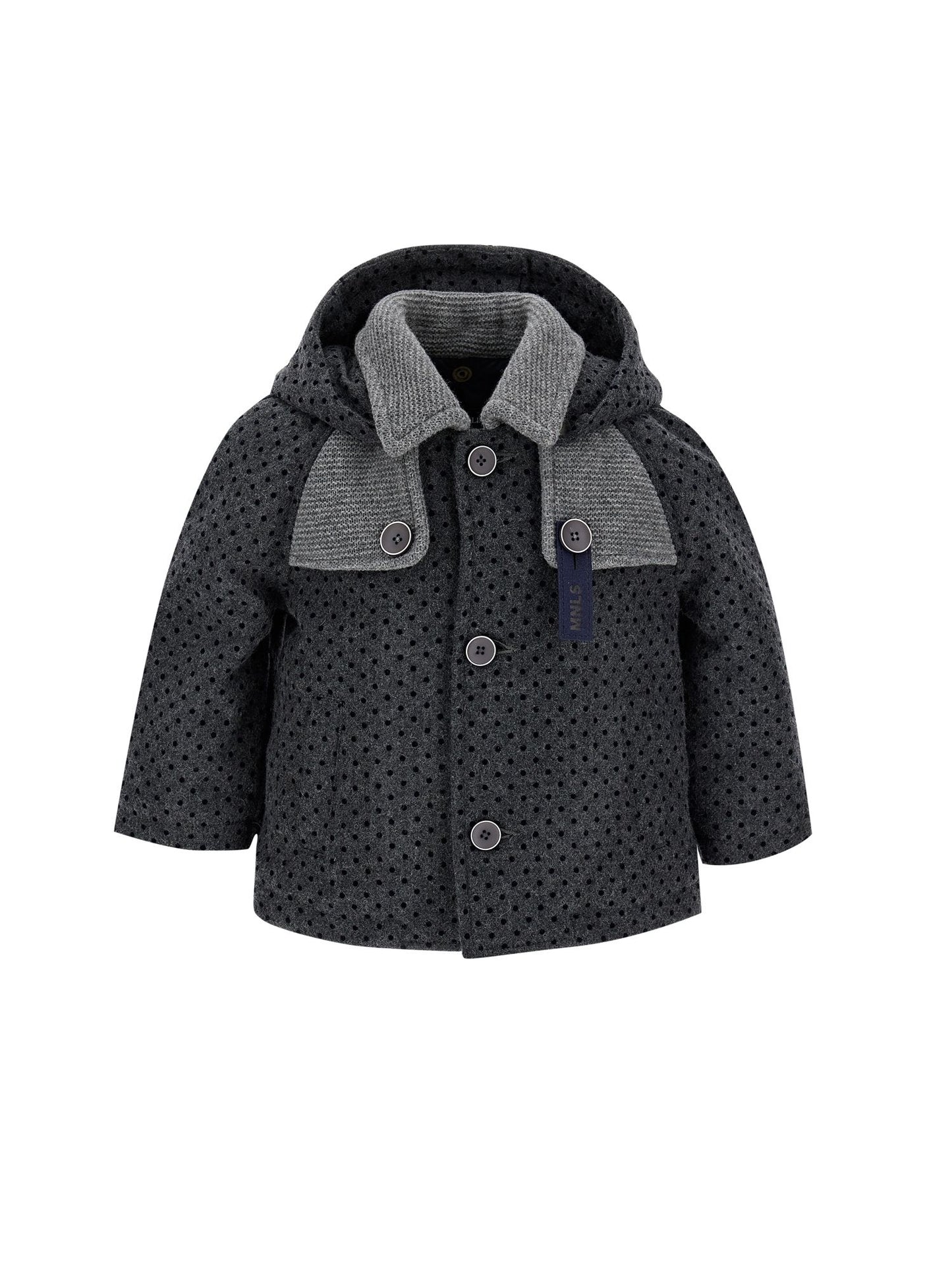 Polka dot flannel jacket