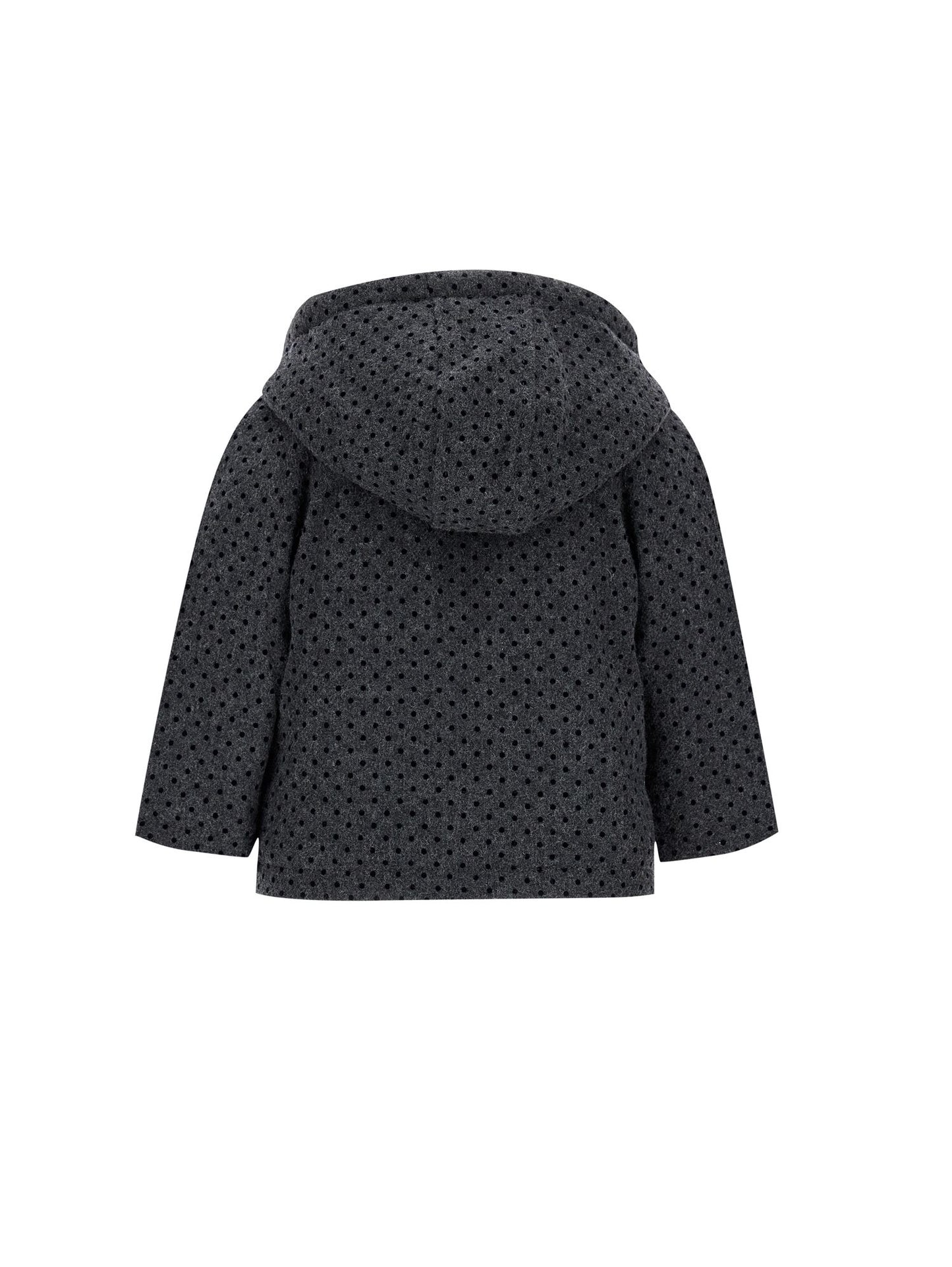 Polka dot flannel jacket