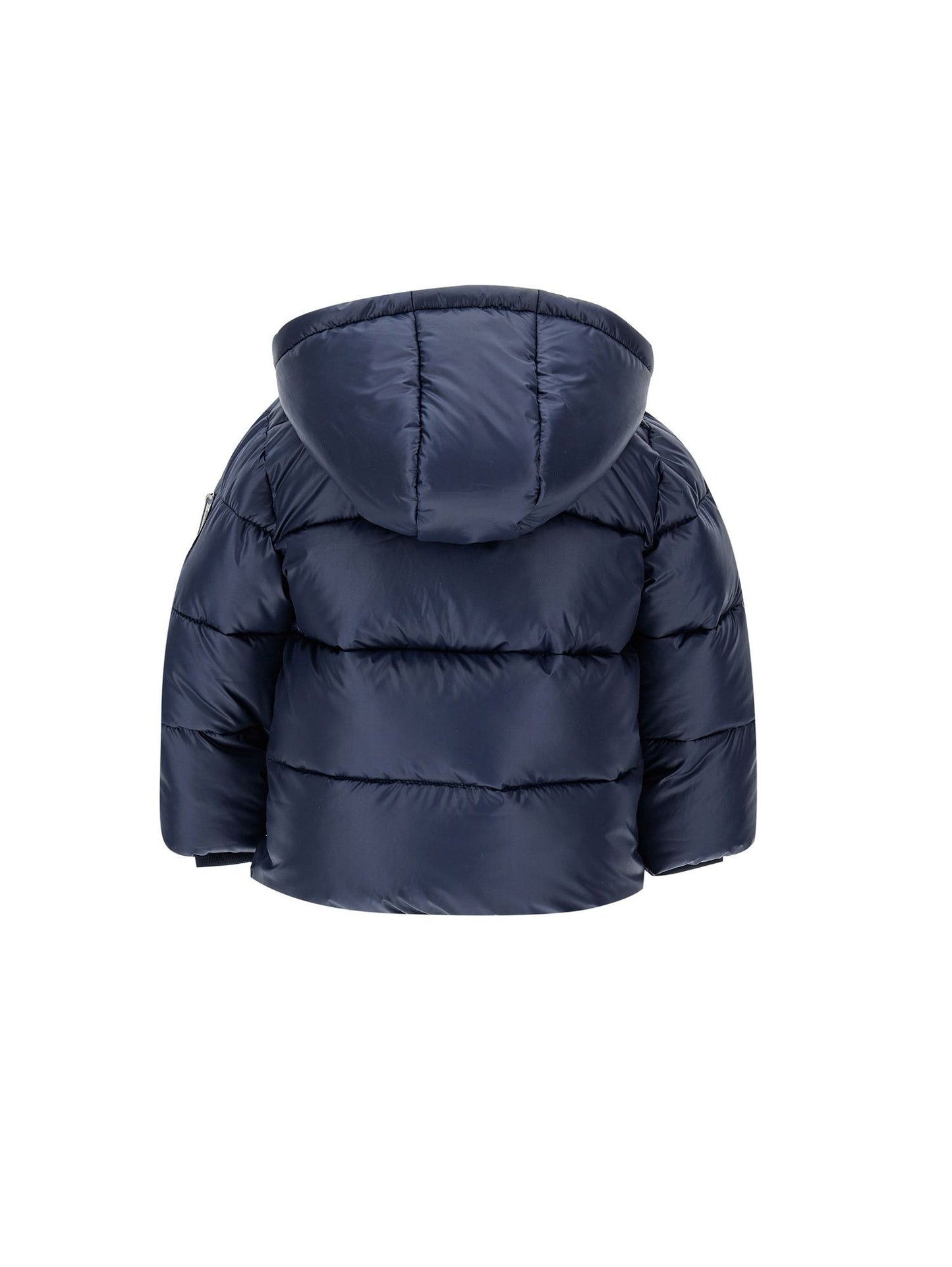 Down jacket with hood