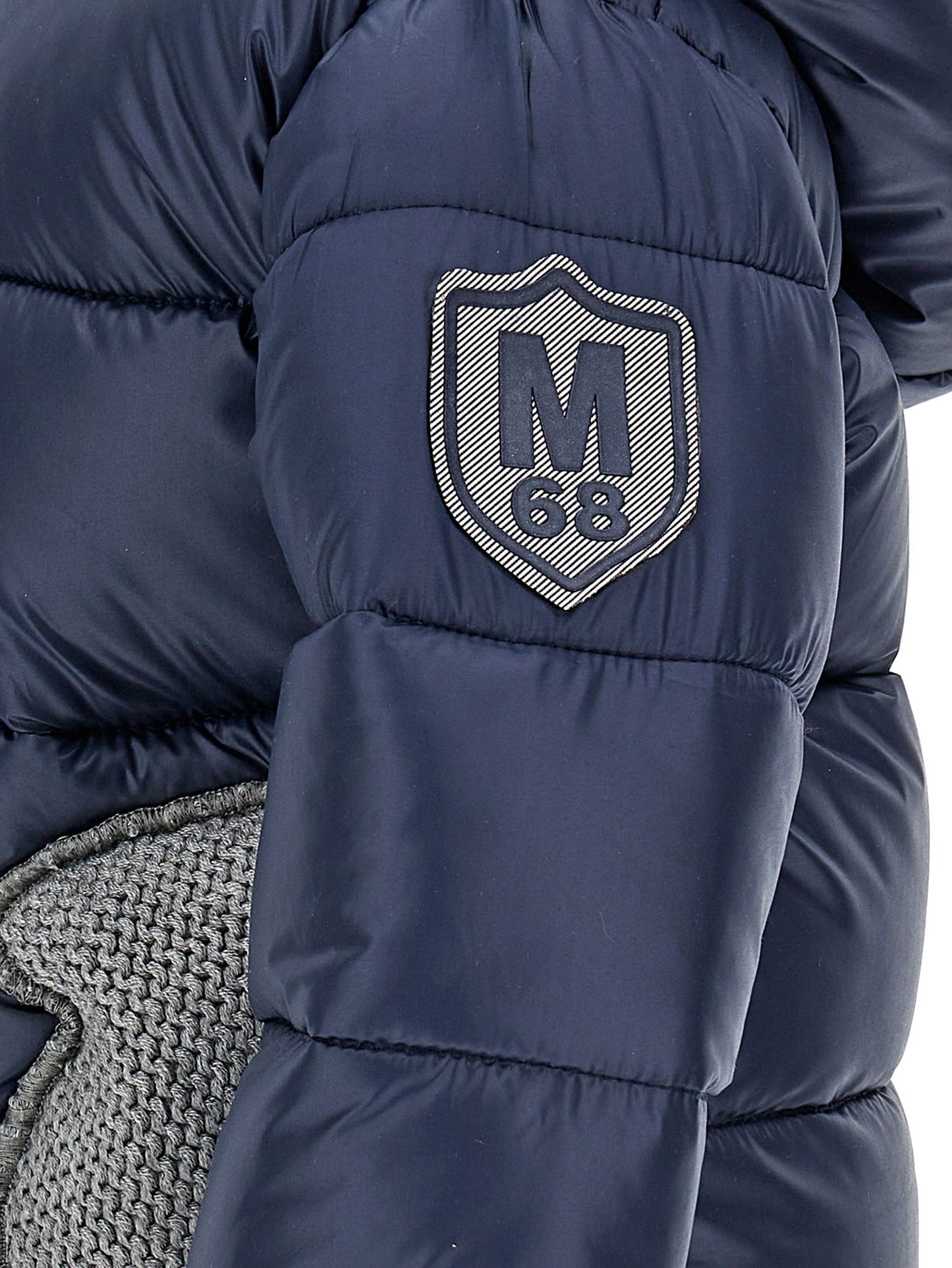Down jacket with hood
