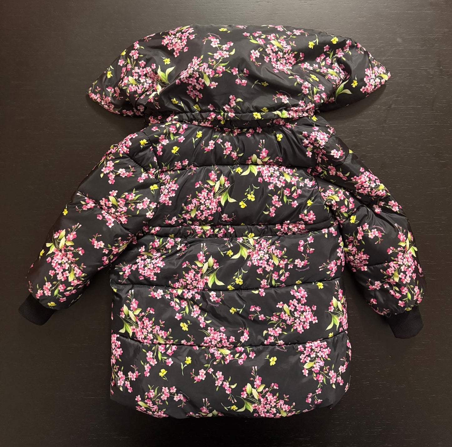 Piumino lungo fiori