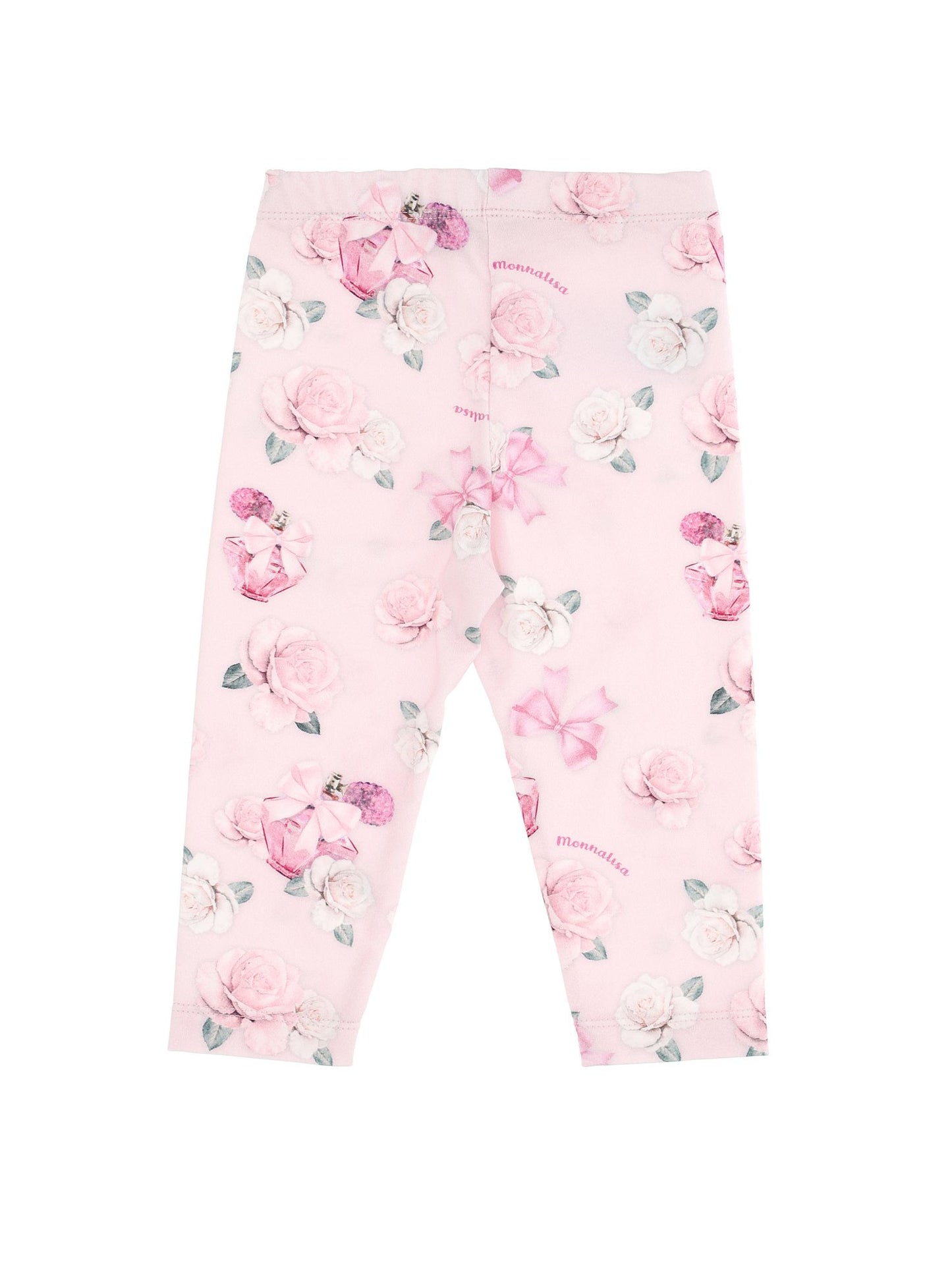 Rose Print Jersey Leggings