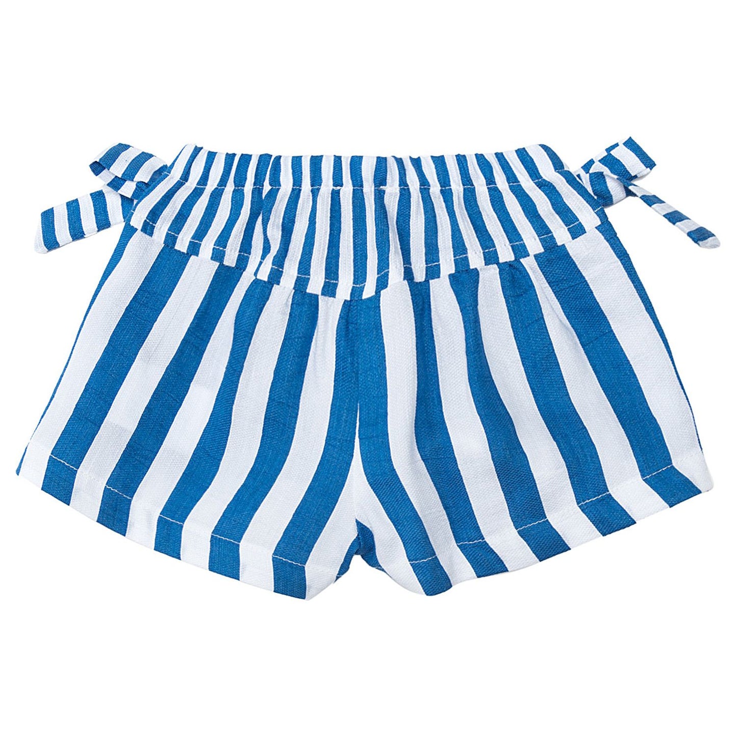 Striped piquet shorts