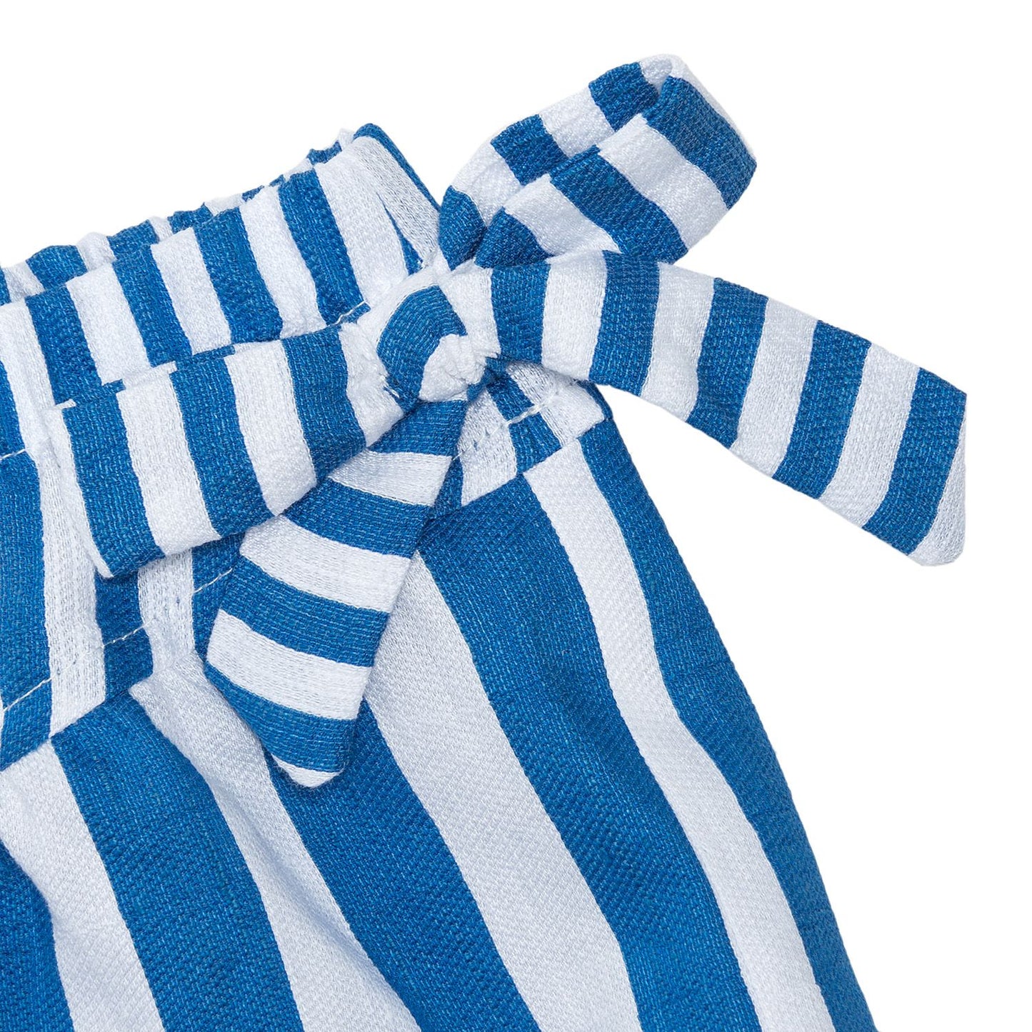 Striped piquet shorts